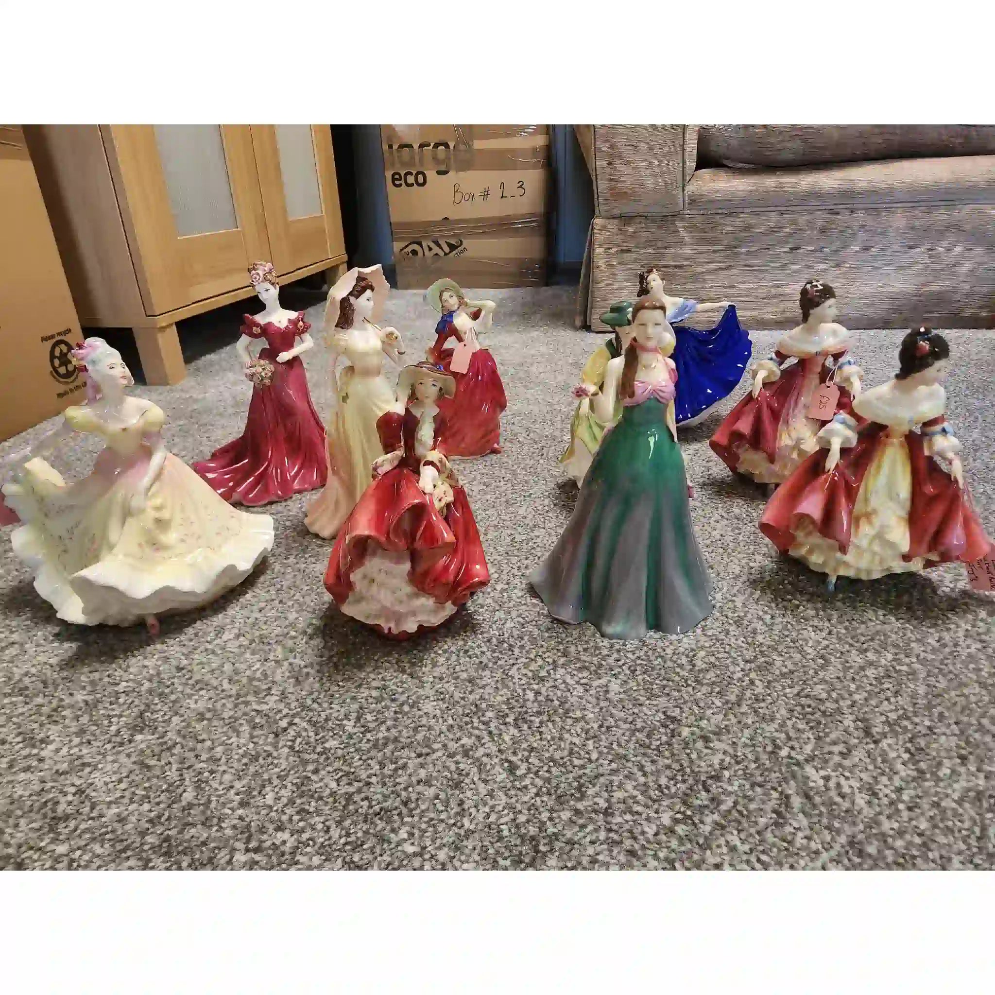 【アンティーク】 フィギュリン(陶器人形) / イギリス