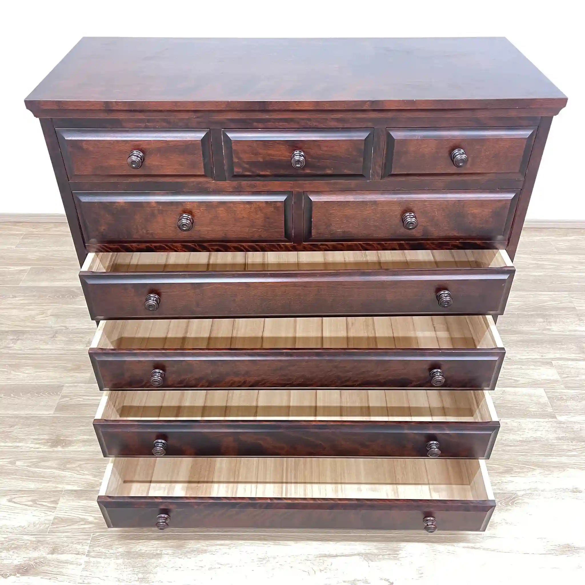 【リユース】 チェスト 6段 / 北海道民芸家具 /