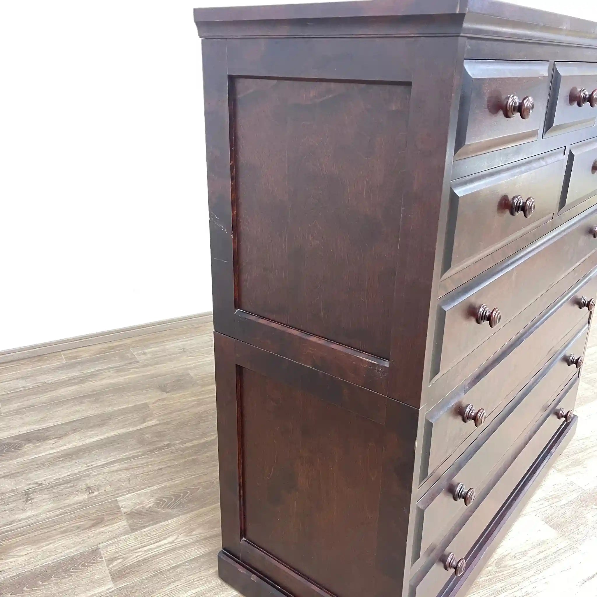 【リユース】 チェスト 6段 / 北海道民芸家具 /