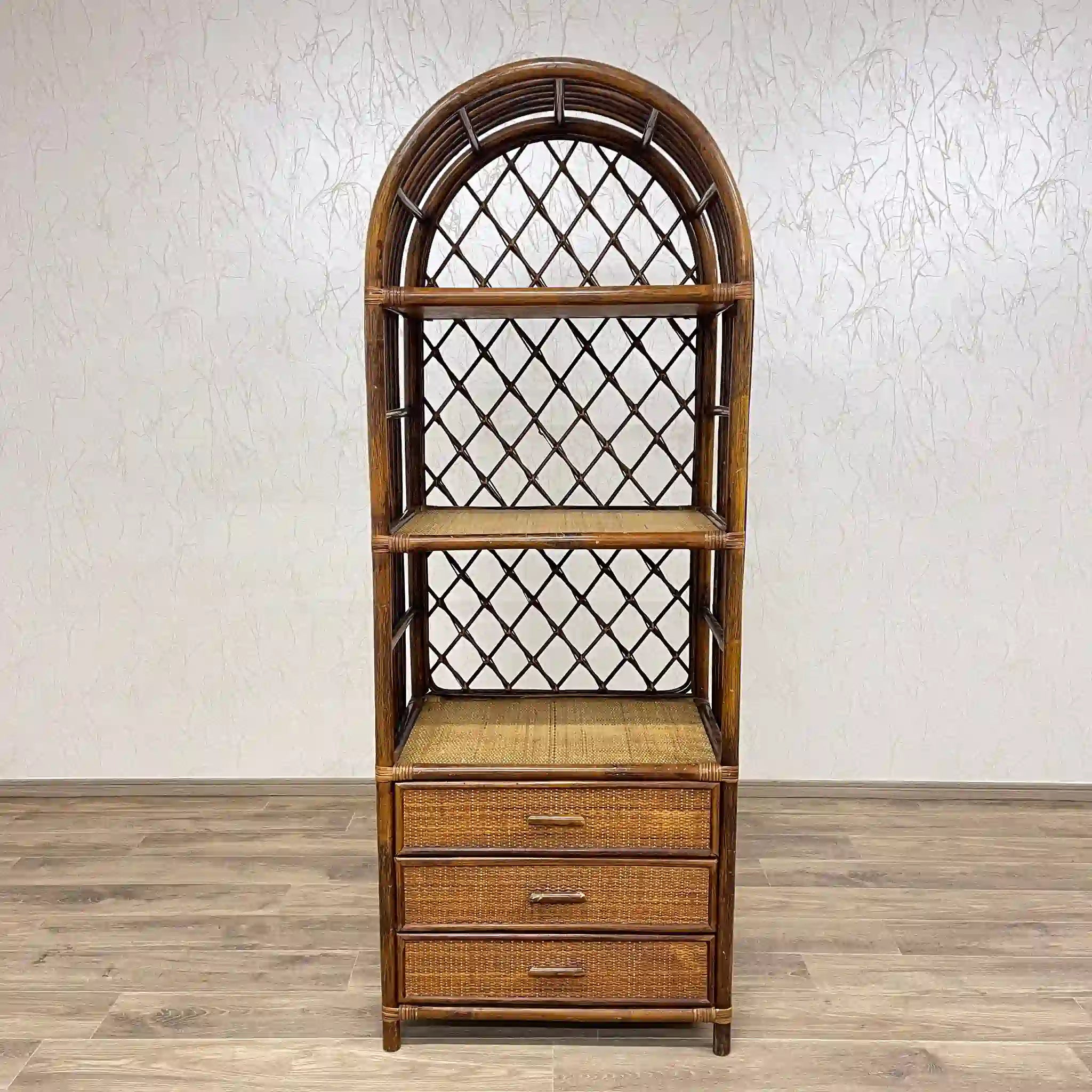 【ビンテージ】 アーチラタンチェスト