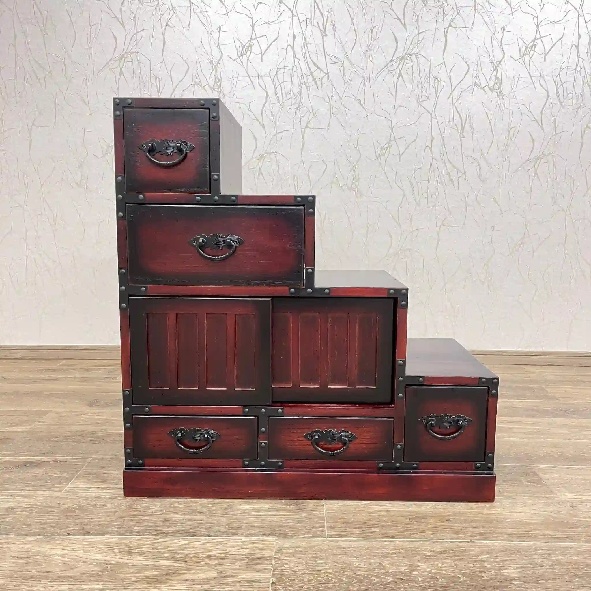 【骨董】階段箪笥