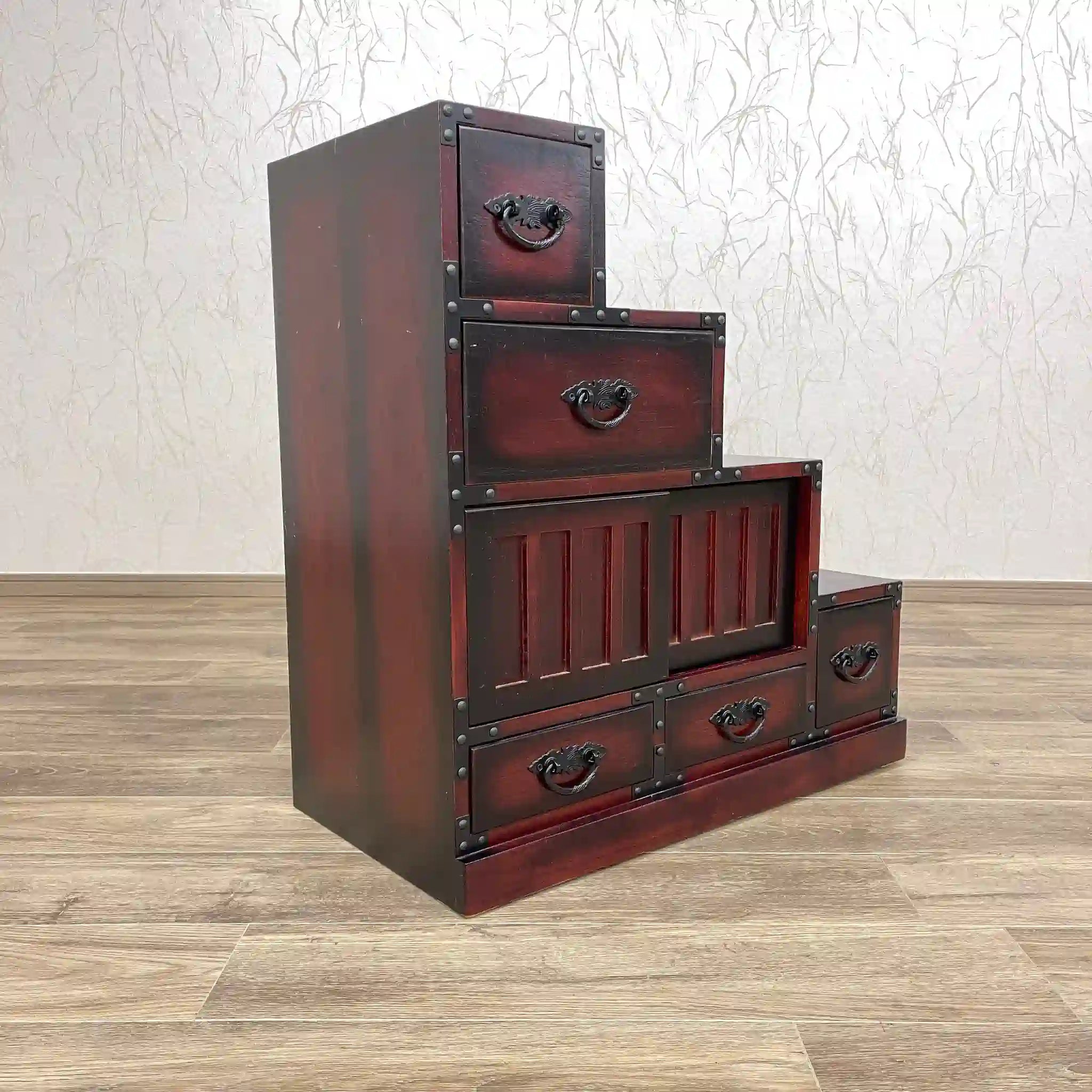 【骨董】階段箪笥