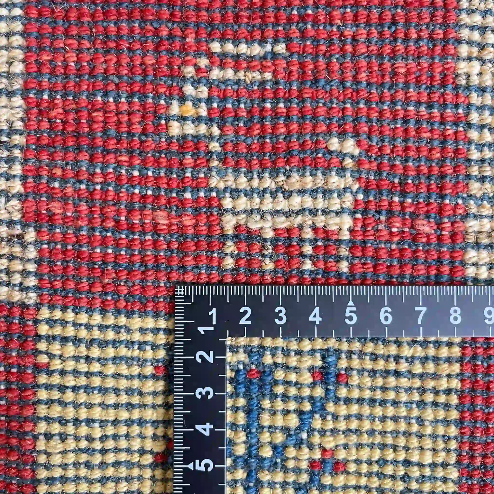 【絨毯/ラグ/ペルシャ絨毯】 ギャッベ 58×43 シラーズ産 ウール ヤラメ 手織り 草木染め