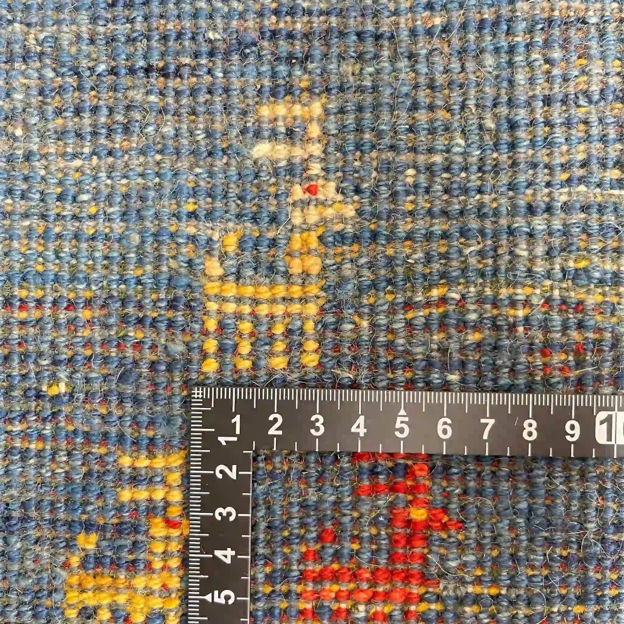 【絨毯/ラグ/ペルシャ絨毯】 ギャッベ 57×43 シラーズ産 / ウール イラン 手織り / 草木染め