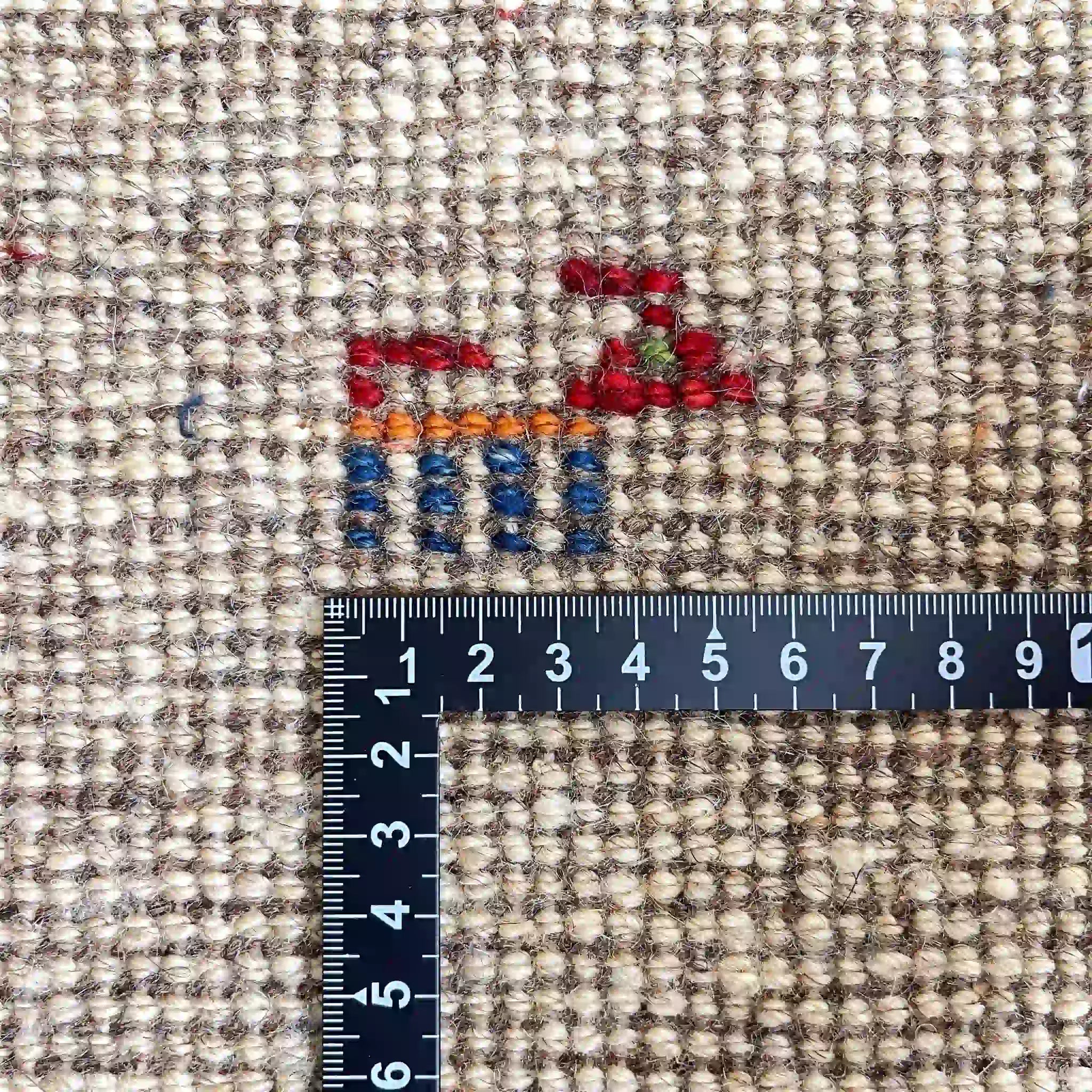 【絨毯/ラグ/ペルシャ絨毯】 ギャッベ 62×46 シラーズ産 ウール ヤラメ 手織り 草木染め