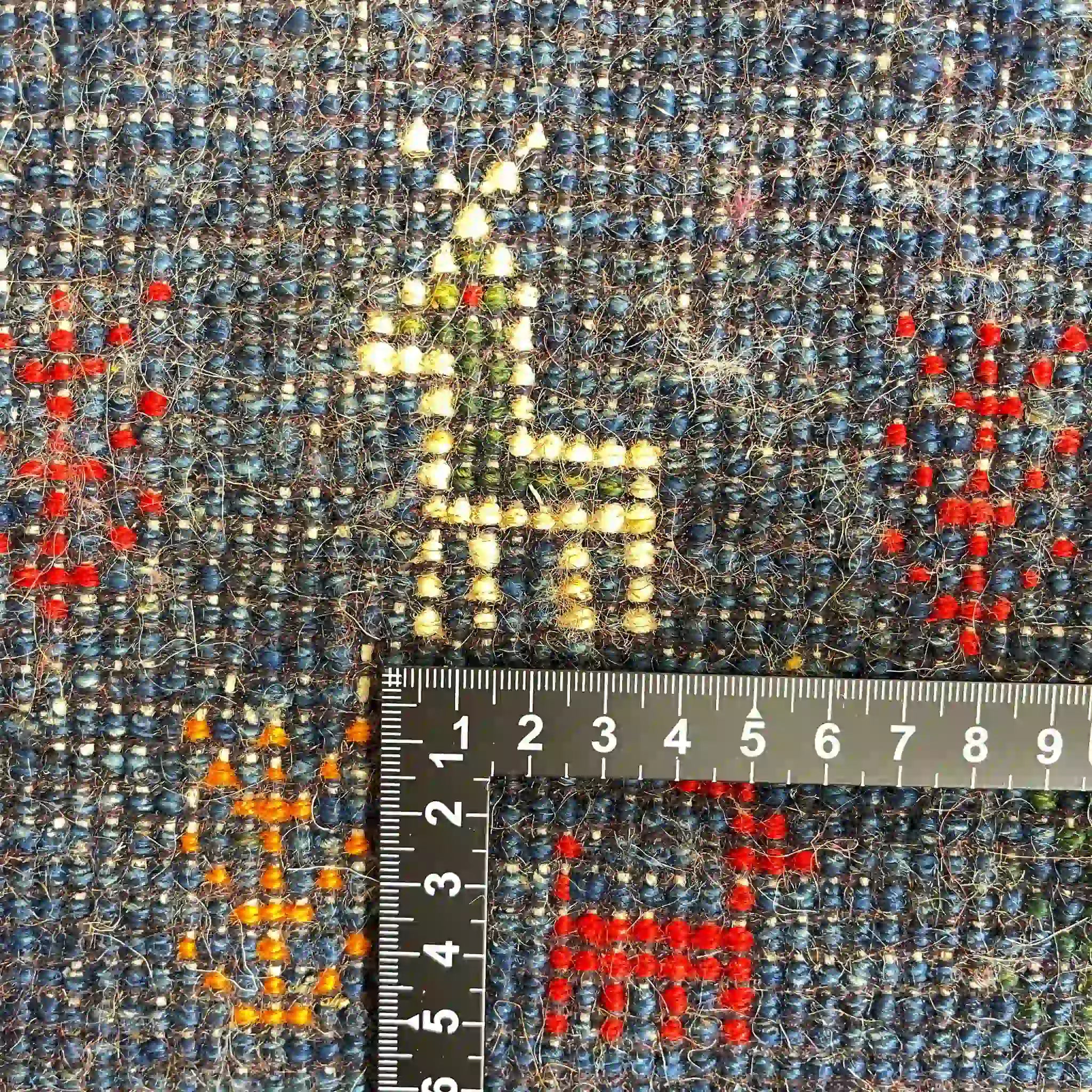 【絨毯/ラグ/ペルシャ絨毯】 ギャッベ 60×45 シラーズ産 ウール ヤラメ 手織り 草木染め