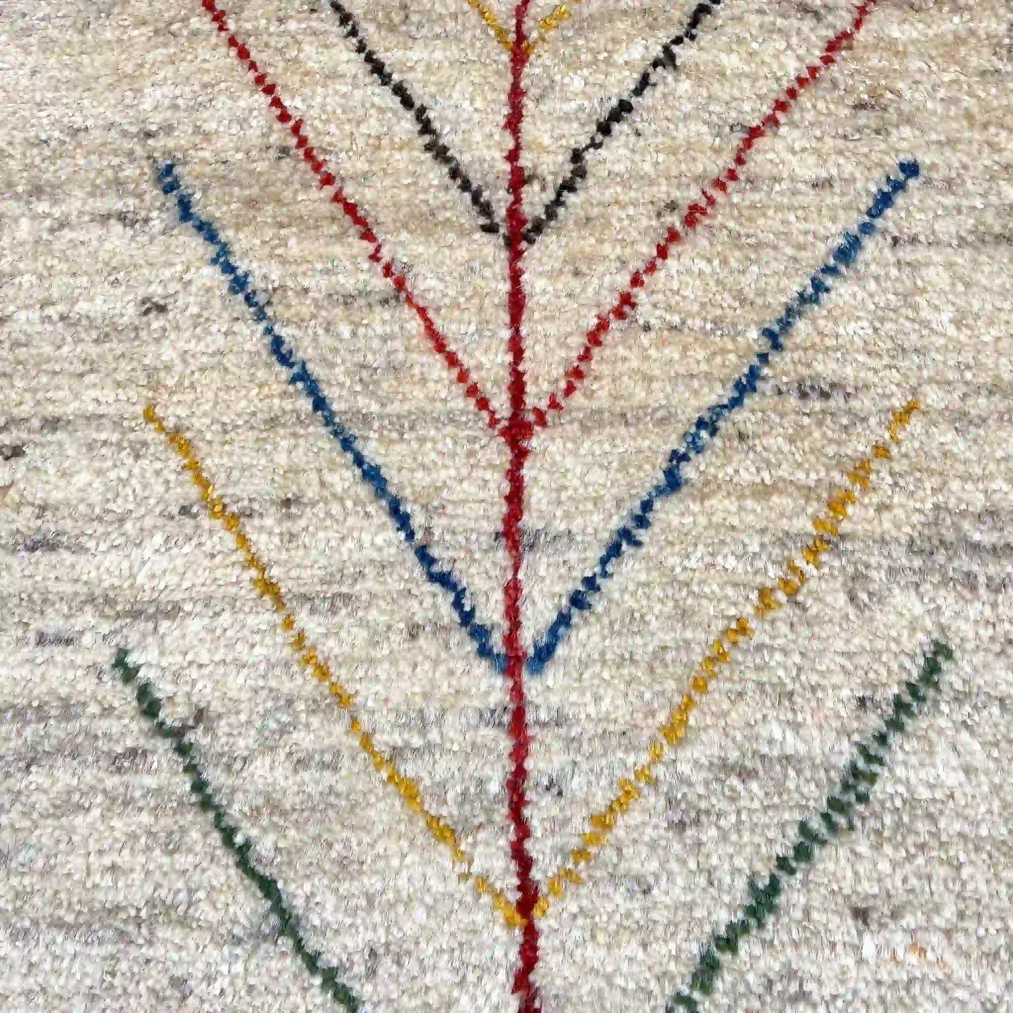 【絨毯/ラグ/ペルシャ絨毯】 ギャッベ 57×44 シラーズ産 ウール 手織り 草木染め