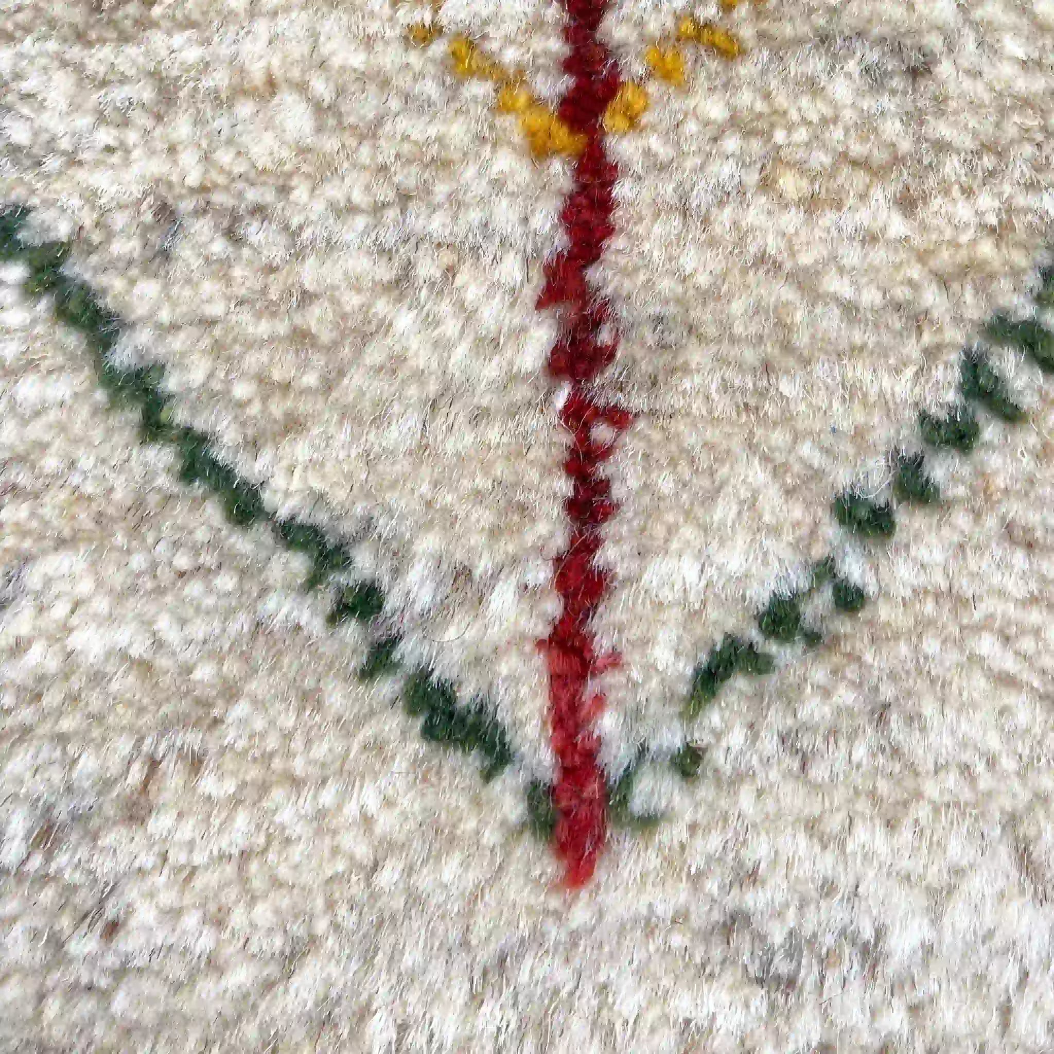 【絨毯/ラグ/ペルシャ絨毯】 ギャッベ 57×44 シラーズ産 ウール 手織り 草木染め