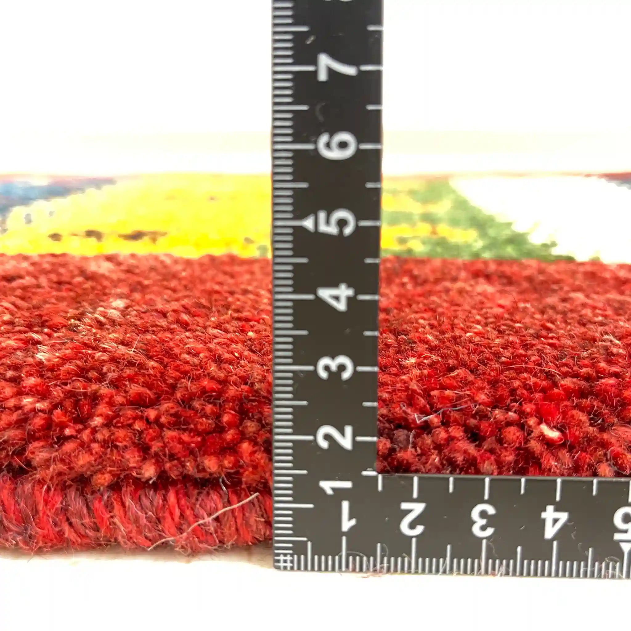 【絨毯/ラグ/ペルシャ絨毯】 ギャッベ 58×44 シラーズ産 ウール 手織り 草木染め
