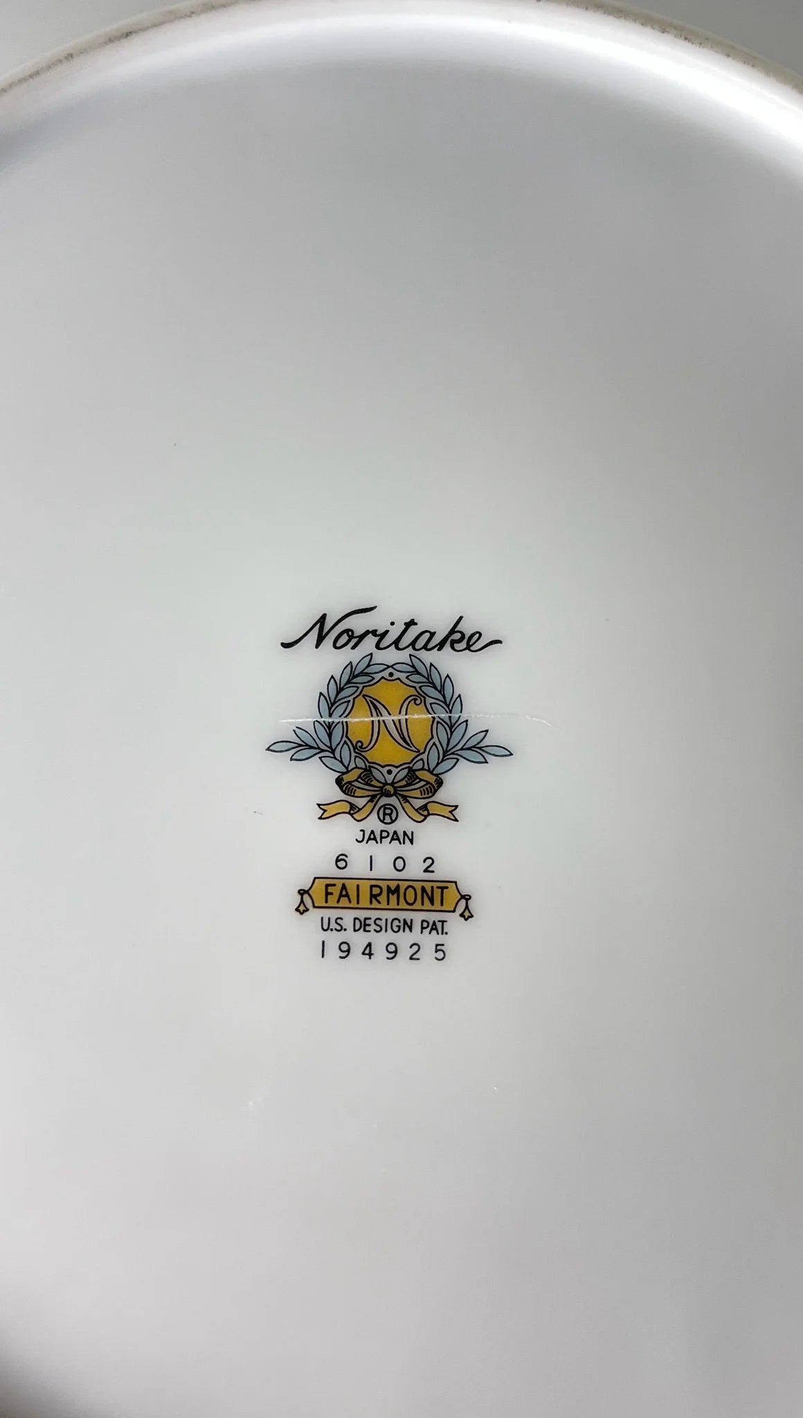 【リユース】プレート NORITAKE Fairmont / オールドノリタケ