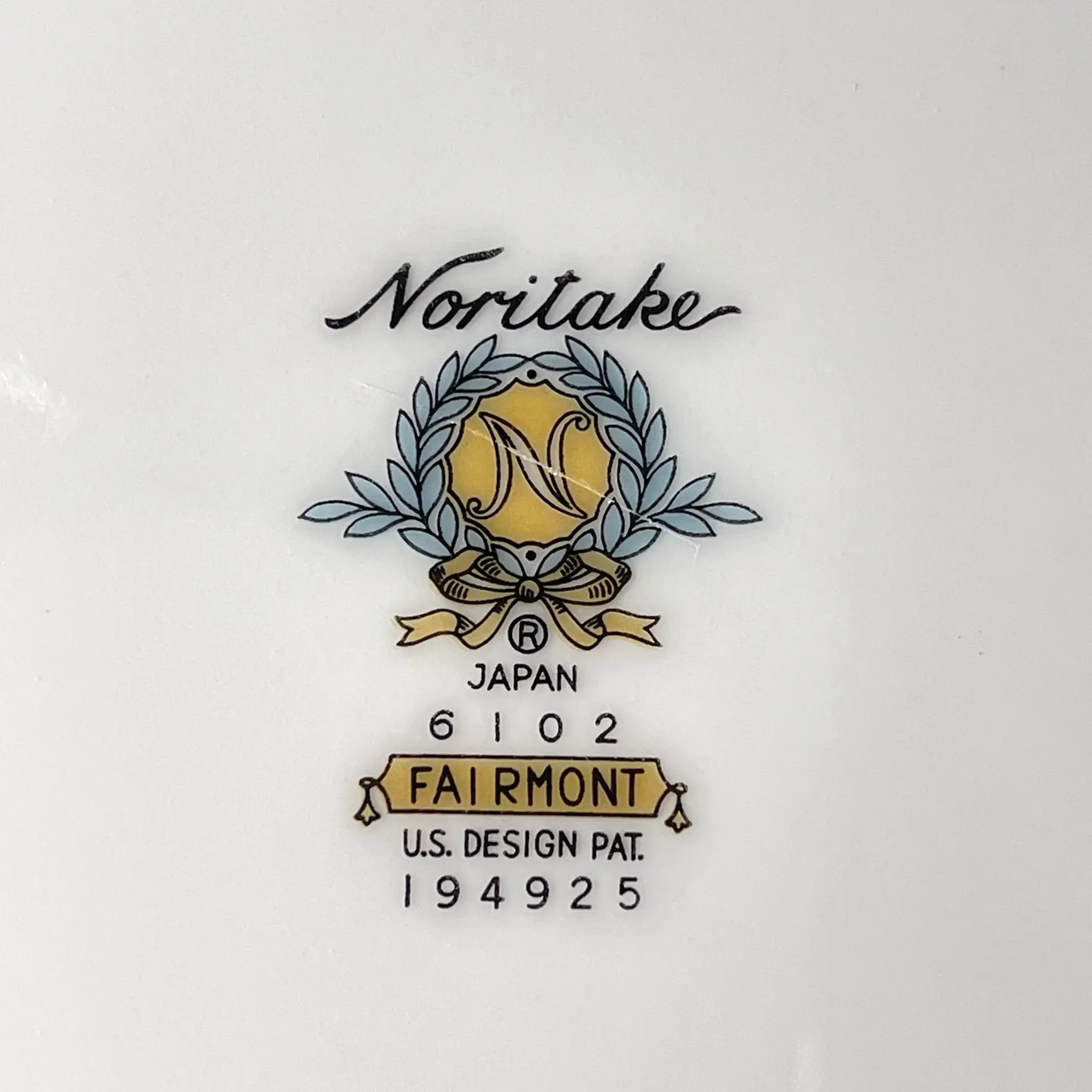 【リユース】プレート NORITAKE Fairmont / オールドノリタケ