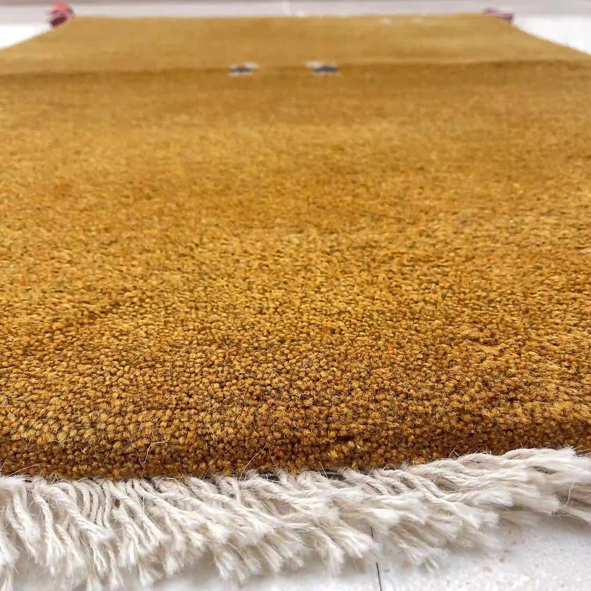 【絨毯/ラグ/ペルシャ絨毯】 ギャッベ 125×85 シラーズ産 ウール ヤラメ 手織り 草木染め