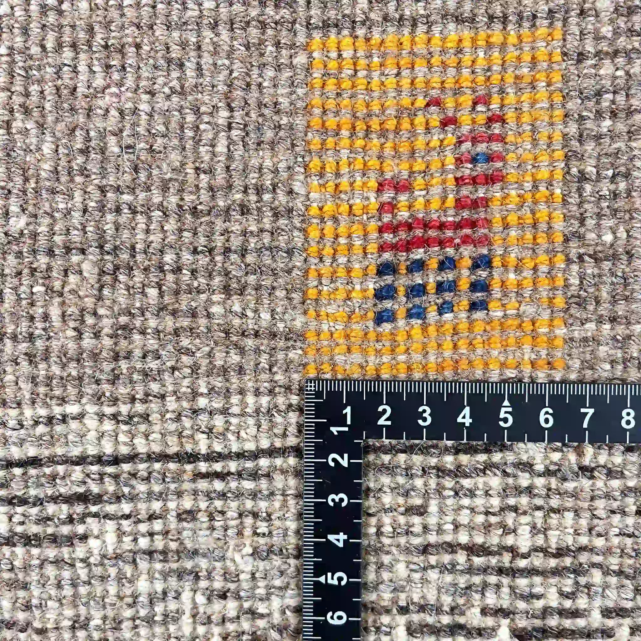 【絨毯/ラグ/ペルシャ絨毯】 ギャッベ 130×88 シラーズ産 ウール ヤラメ 手織り 草木染め