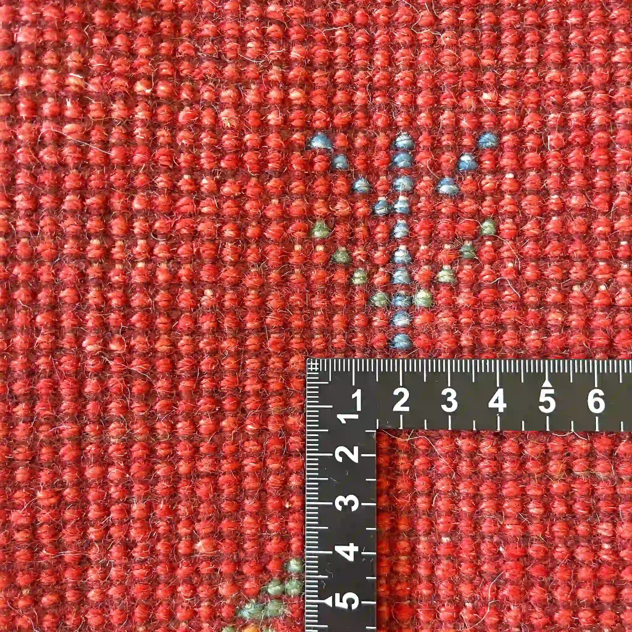 【絨毯/ラグ/ペルシャ絨毯】 ギャッベ 202×160 シラーズ産 / ウールイラン / ヤラメ / 手織り / 草木染め