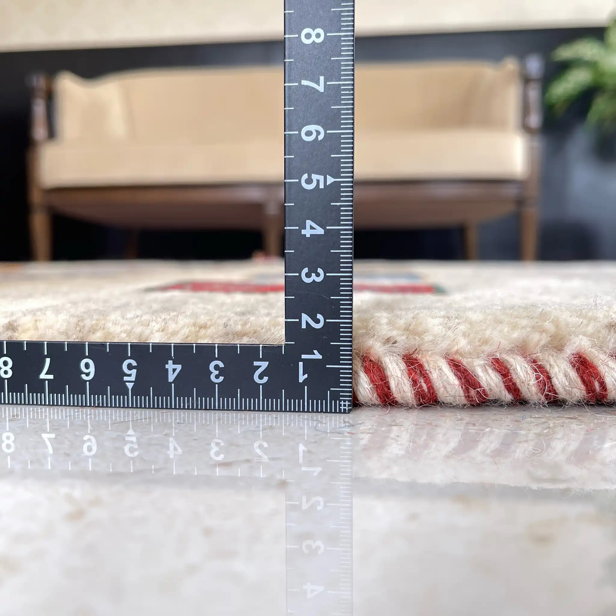 【絨毯/ラグ/ペルシャ絨毯】 ギャッベ 207×160 / ギャッベ / ウール / イラン / カシュクール / 手織り / 草木染め