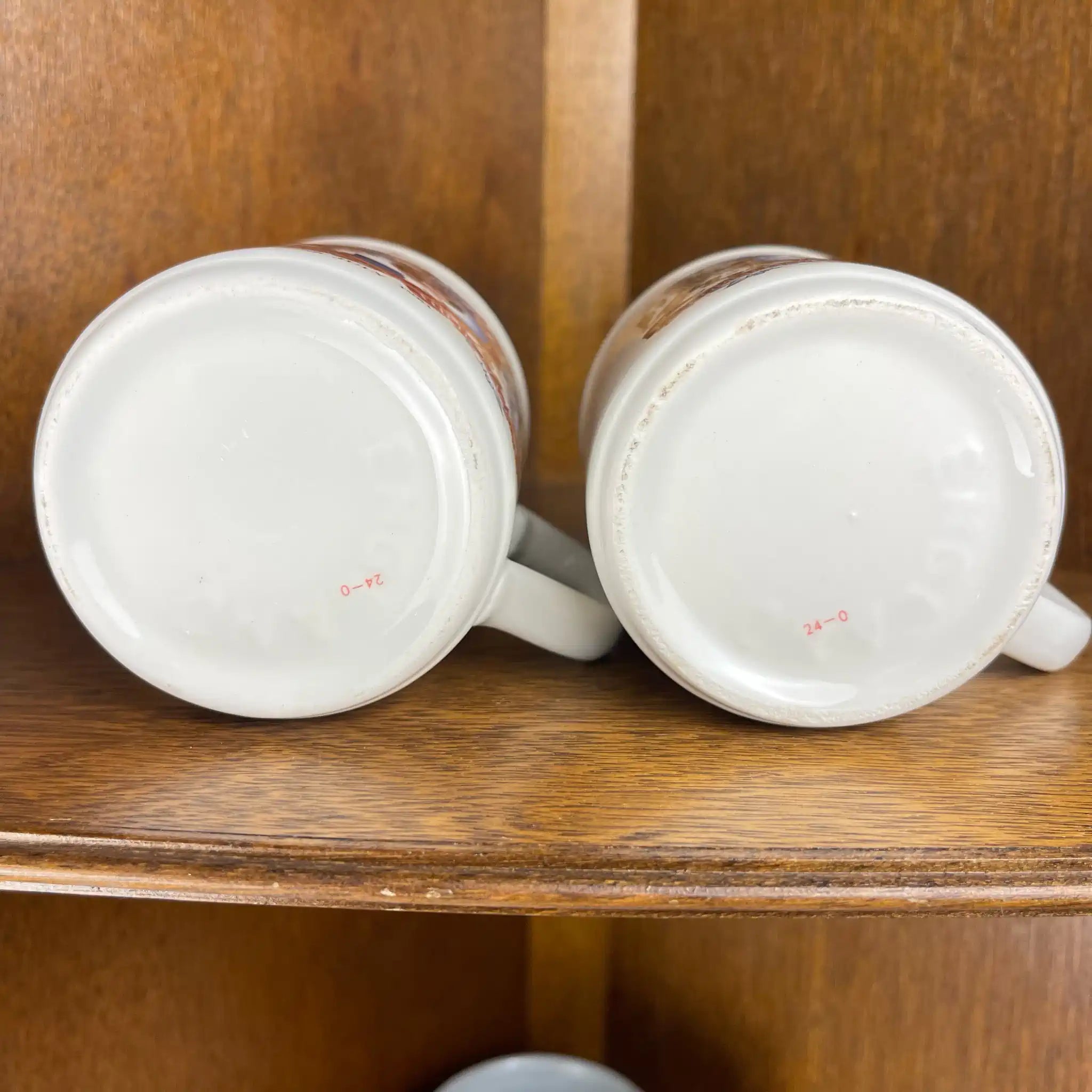 【アンティーク】磁器製コップ 3つセット