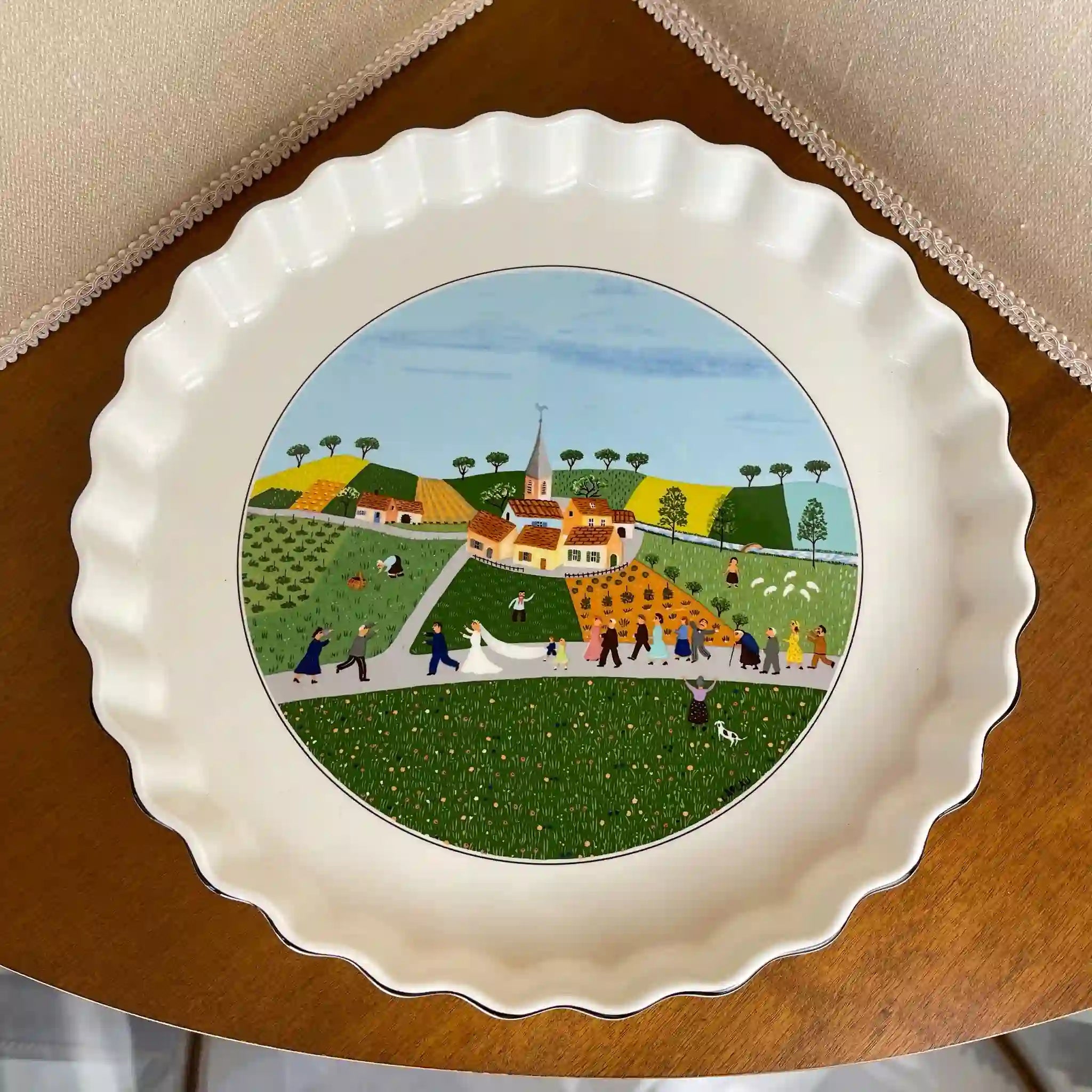 【リユース】 パイ皿 Villeroy & Boch(ビレロイ&ボッホ) / フランス /