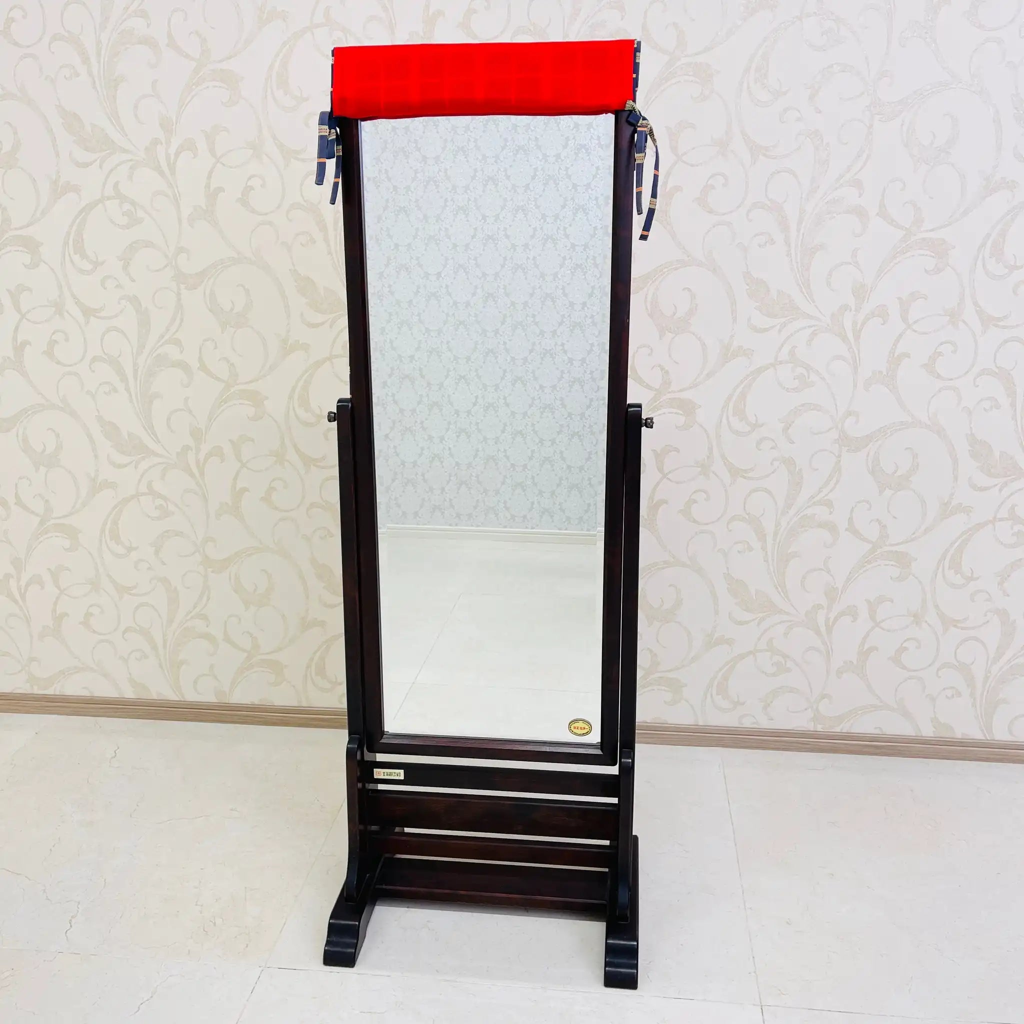 【ビンテージ】 姿見 / 北海道民芸家具 / 鏡掛付き