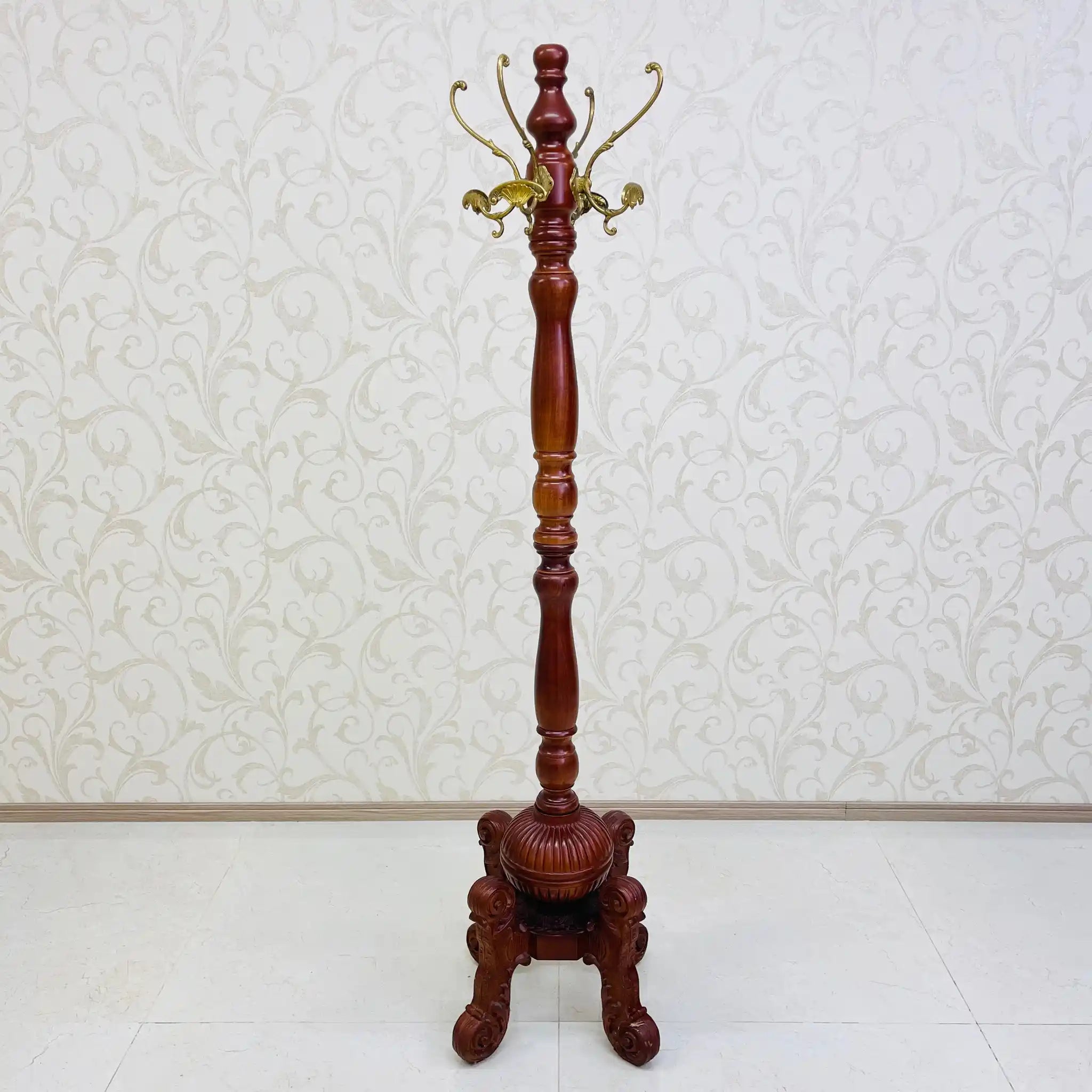 【アンティーク】 アンティーク調コートハンガー / ロココ調