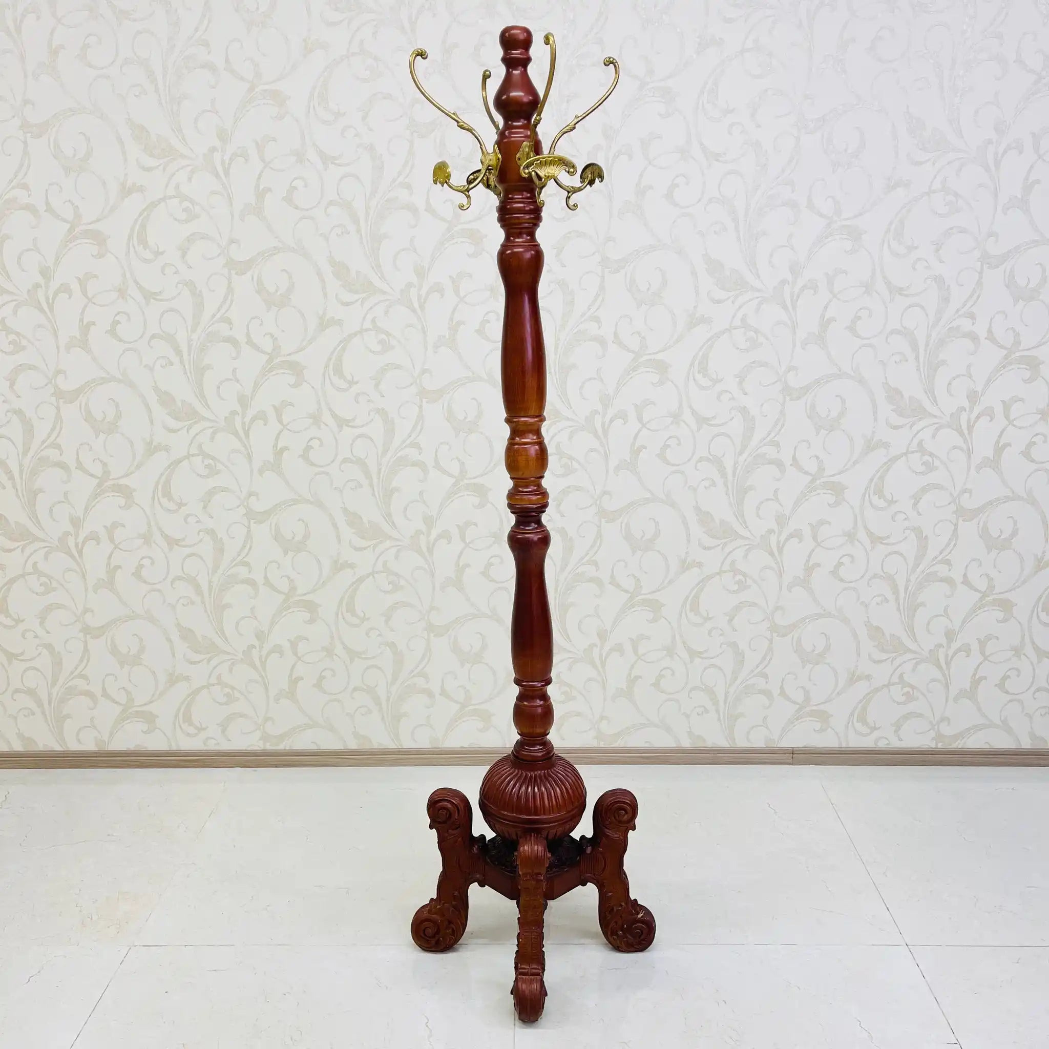 【アンティーク】 アンティーク調コートハンガー / ロココ調