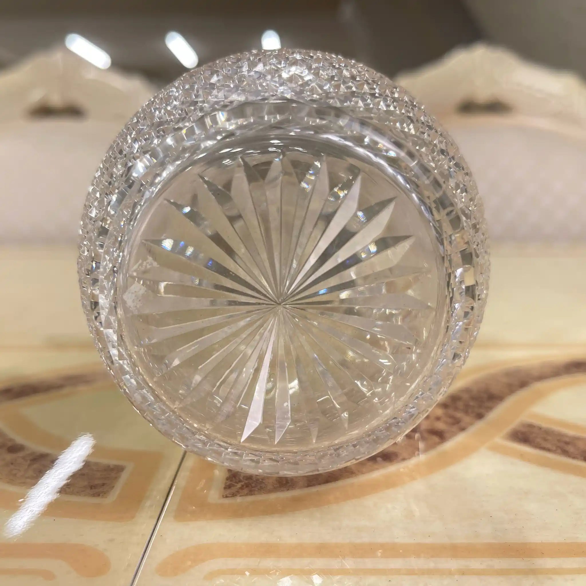 【アンティーク】 ジャグ(水差し) / スターカットパターン / 19世紀~20世紀初頭 / イギリス