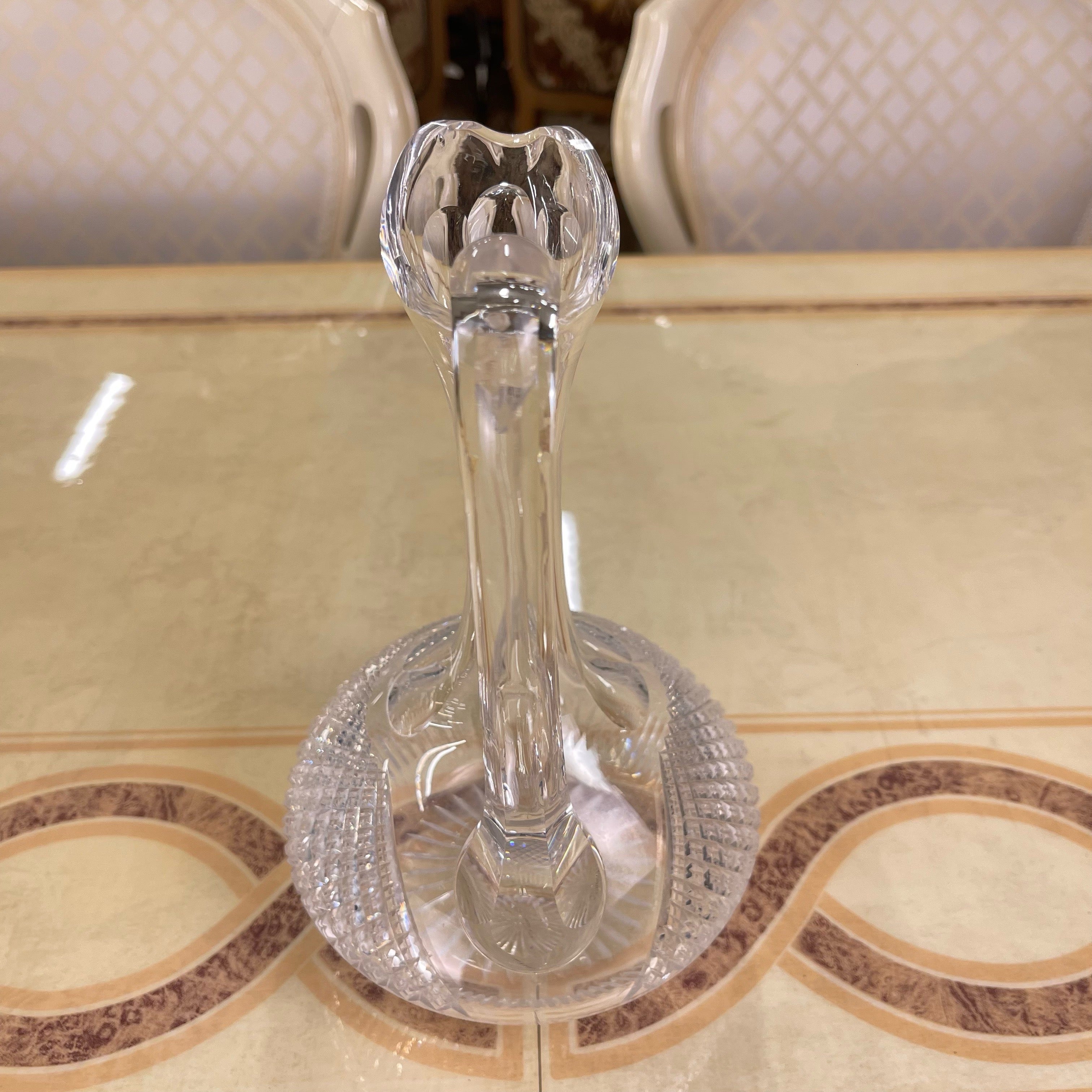 【アンティーク】 ジャグ(水差し) / ダイヤモンドカット / 19世紀~20世紀初頭 / イギリス