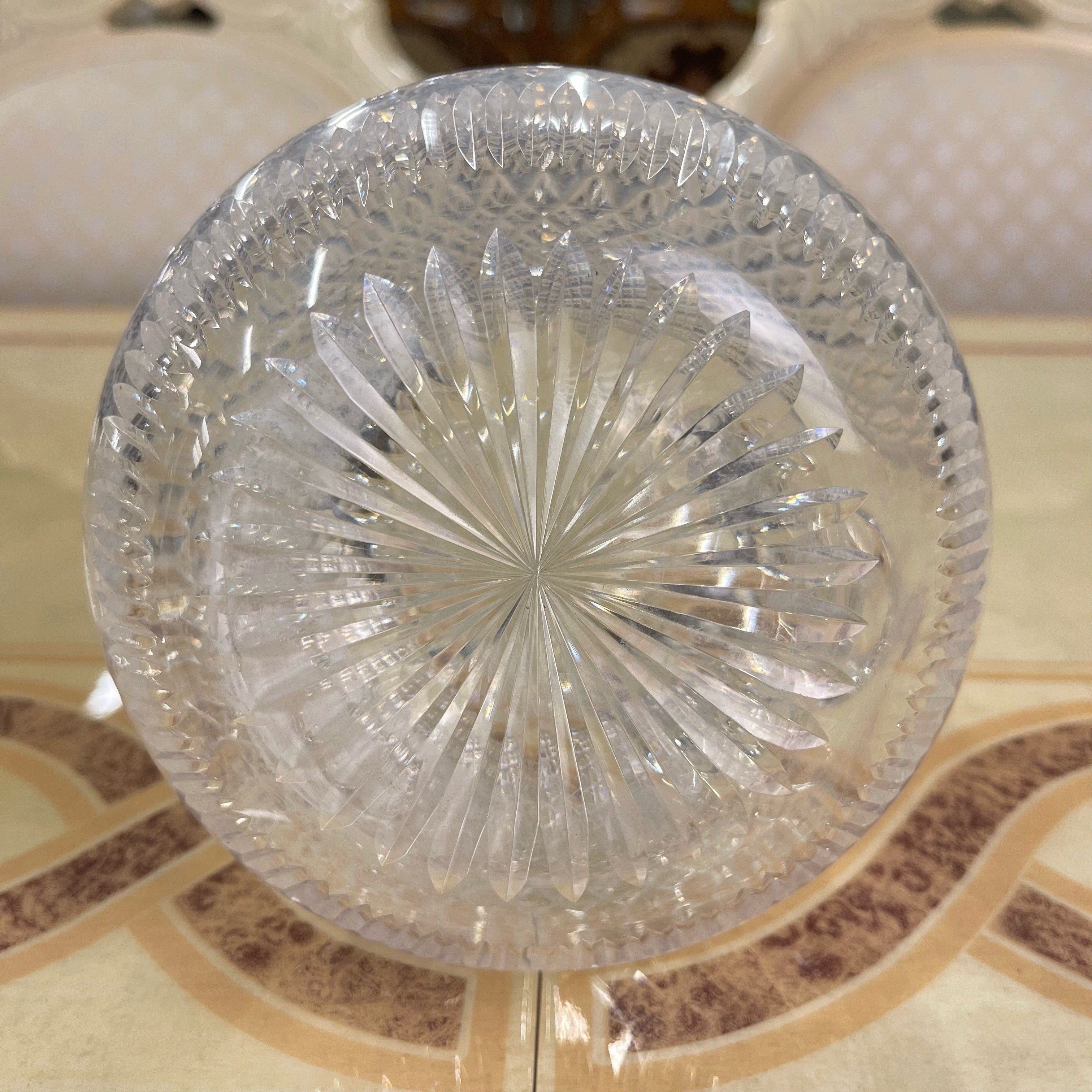 【アンティーク】 ジャグ(水差し) / ダイヤモンドカット / 19世紀~20世紀初頭 / イギリス