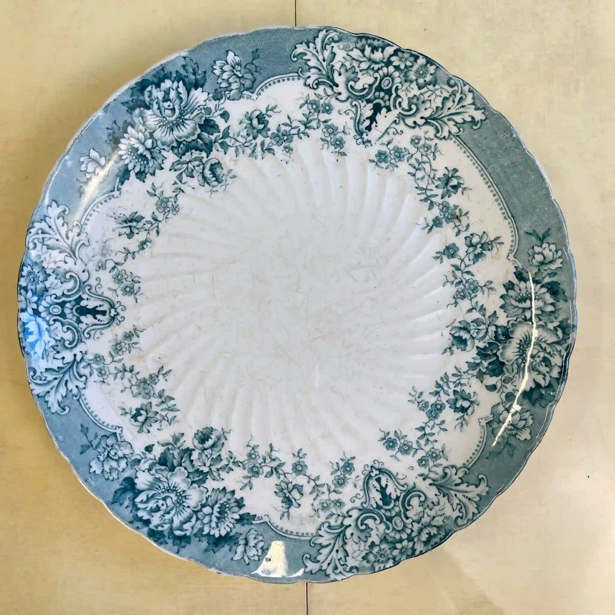 【アンティーク】 アンティークプレート / Ceramic Art Co. / 花鳥文様 / イギリス