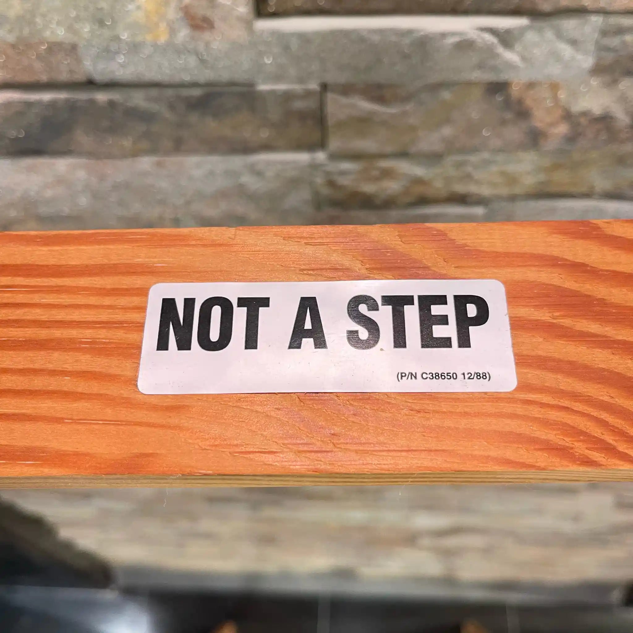 Vintage Michigan Ladder, 6 Steps, Babcock, BW336, Yellow Pine, USA