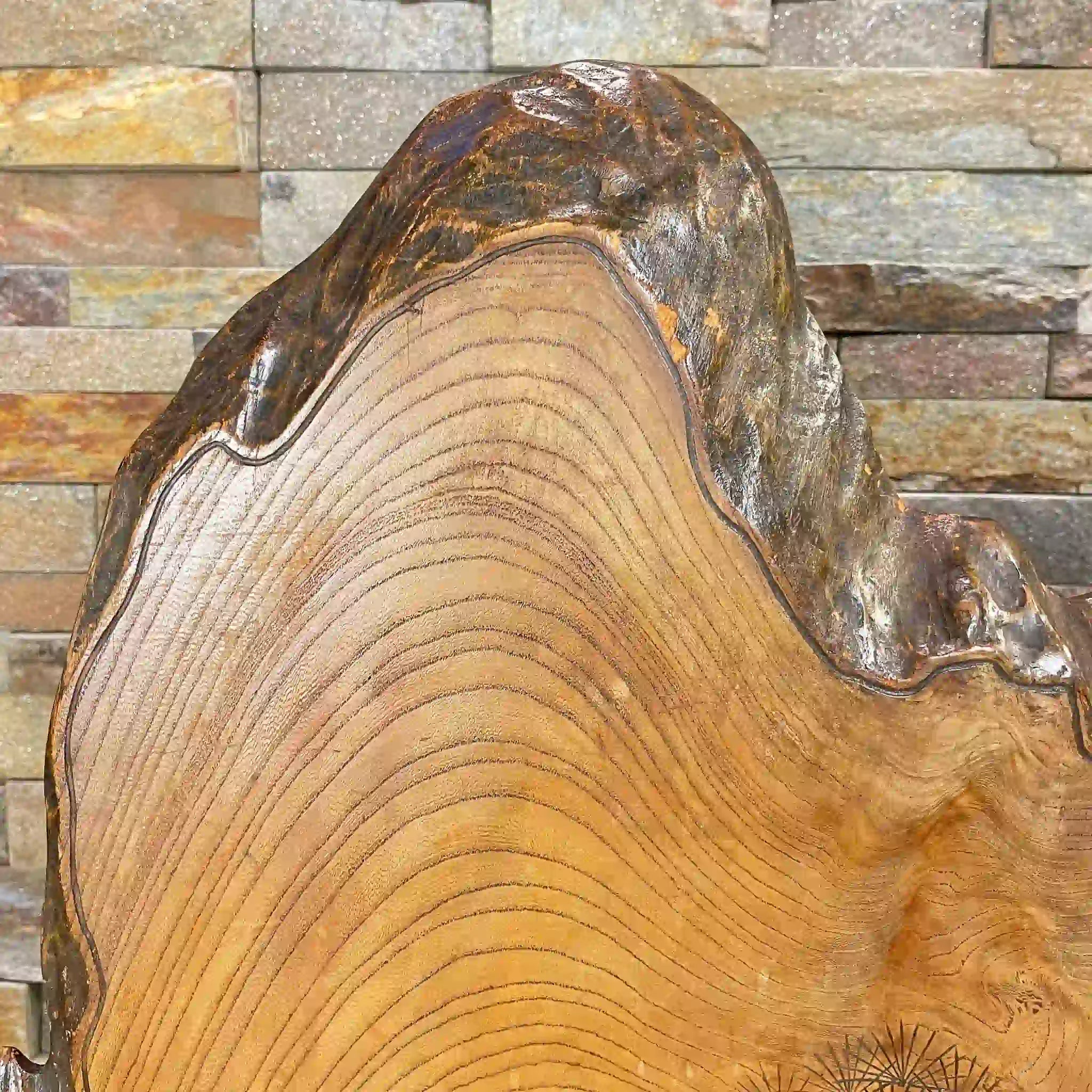 【リユース】衝立 天然木 一枚板