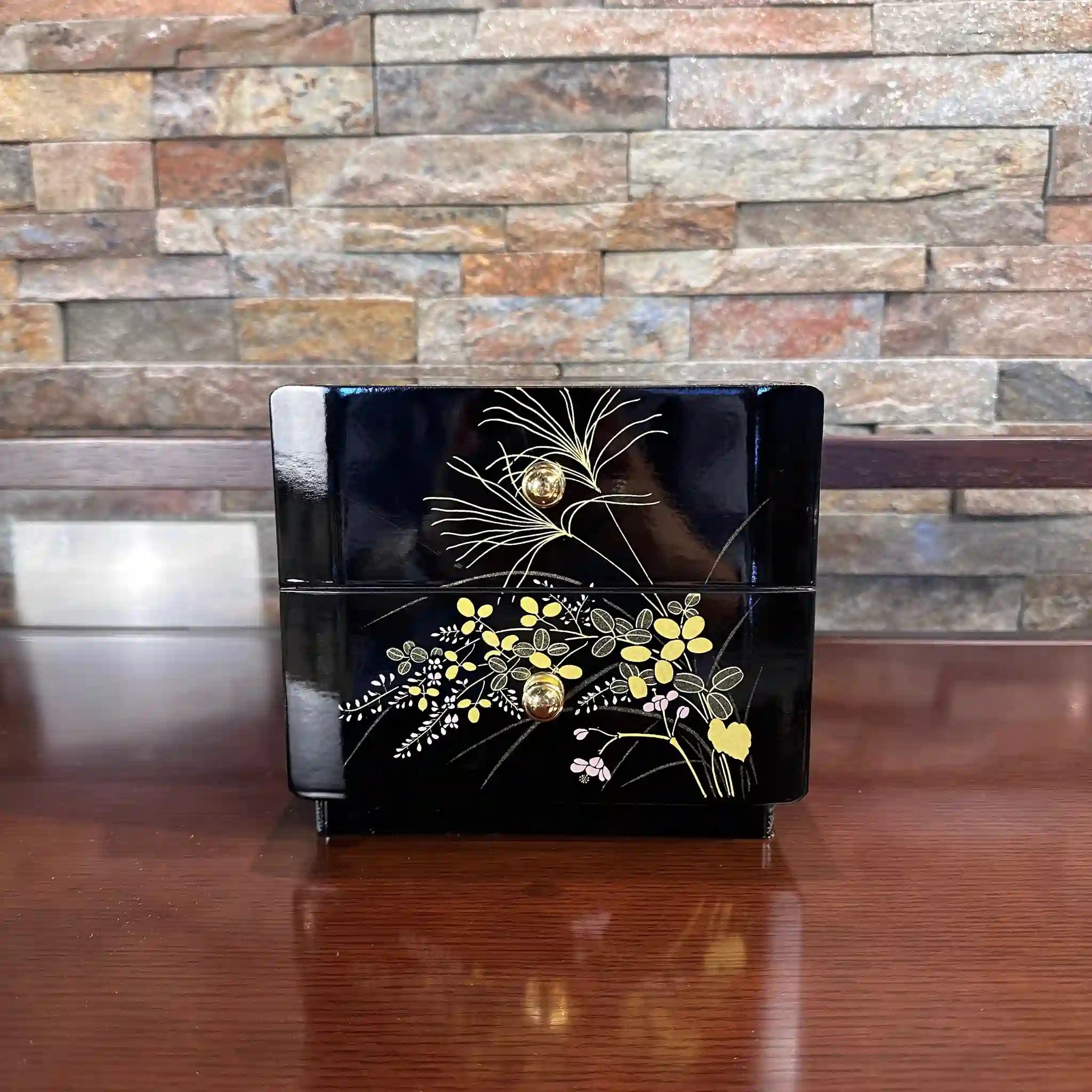 【骨董品】 小物入れ 漆塗り