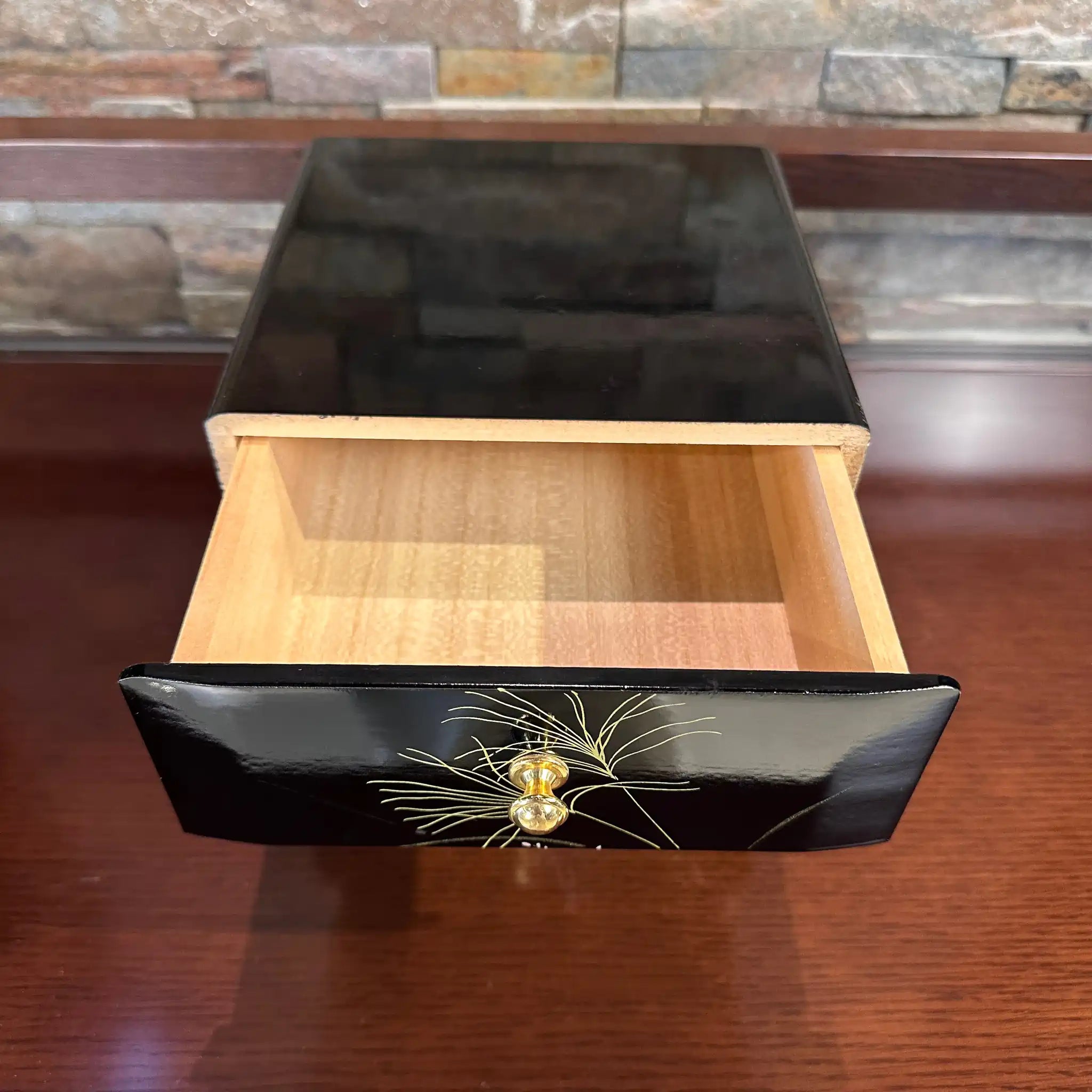 【骨董品】 小物入れ 漆塗り