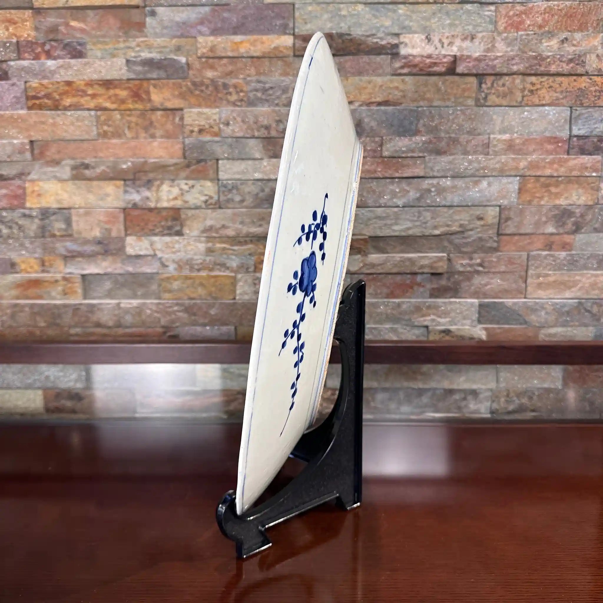 【骨董品】 大皿 染付 明治時代