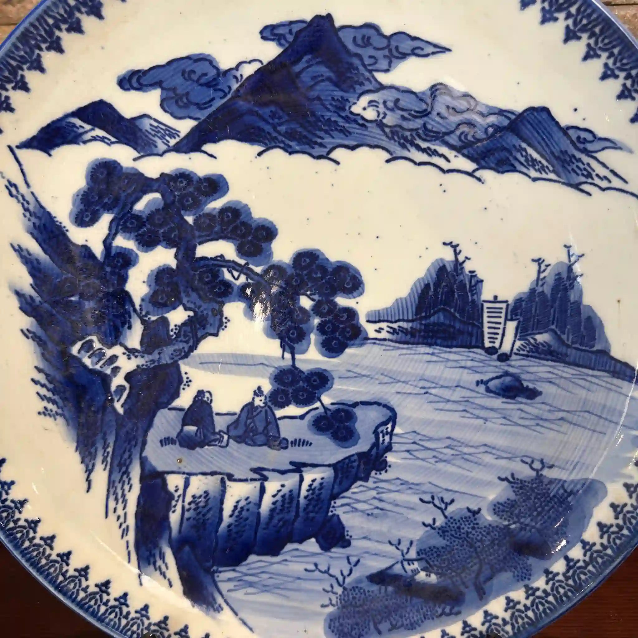 【骨董品】 大皿 伊万里焼