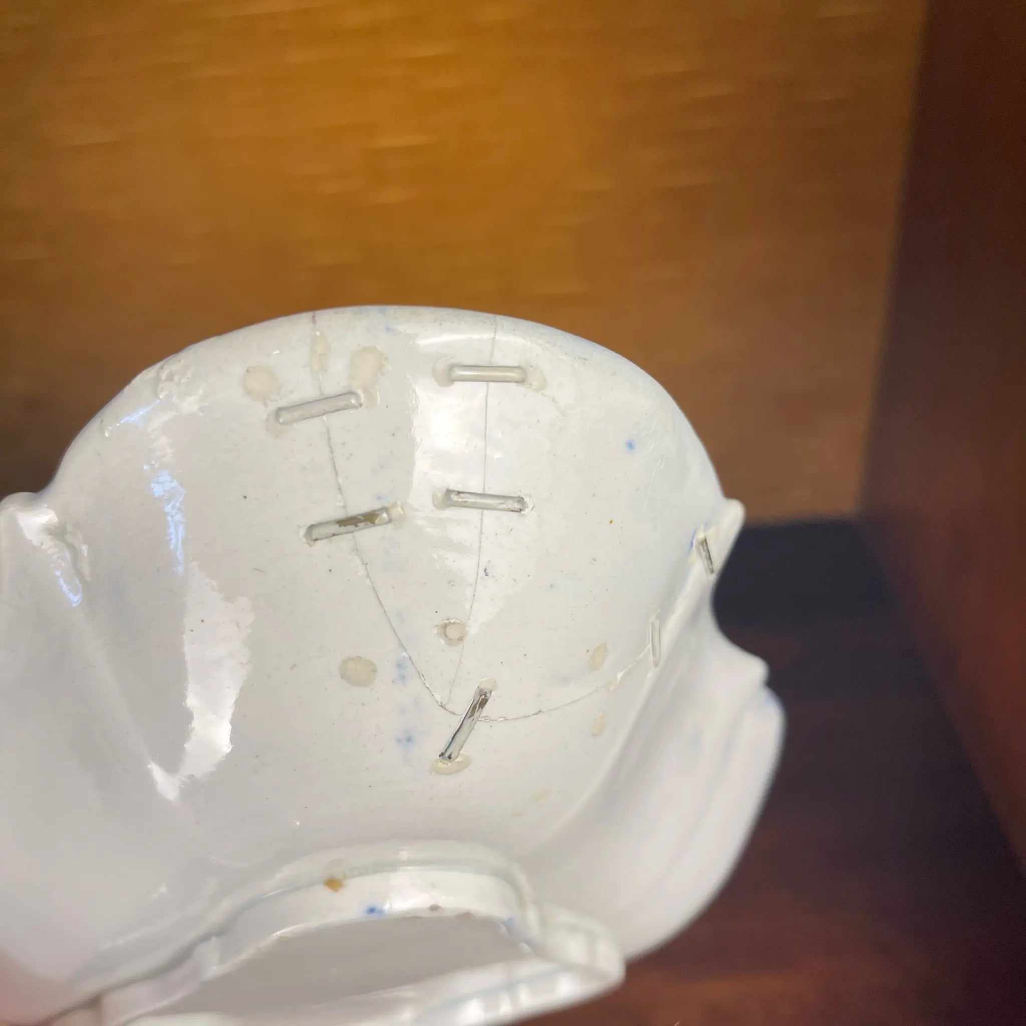 【アンティーク】デボニア型プレート(皿) SPODE(スポード) / ブルーイタリアン ブルーウィローパターン フルーテッド / 19世紀 /
