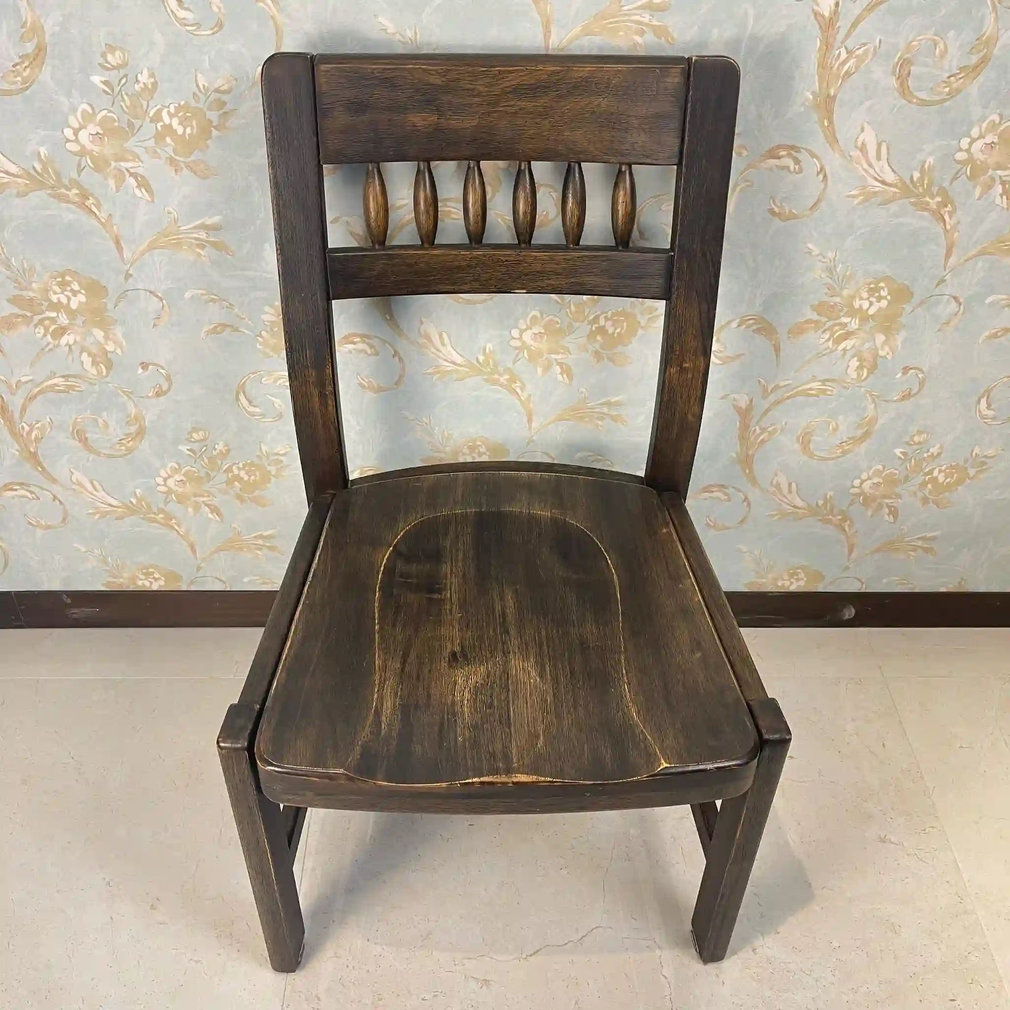 Vintage Dining Chair / ACME INDUSTRIES / FOLK / 1990s / Oak / Japan