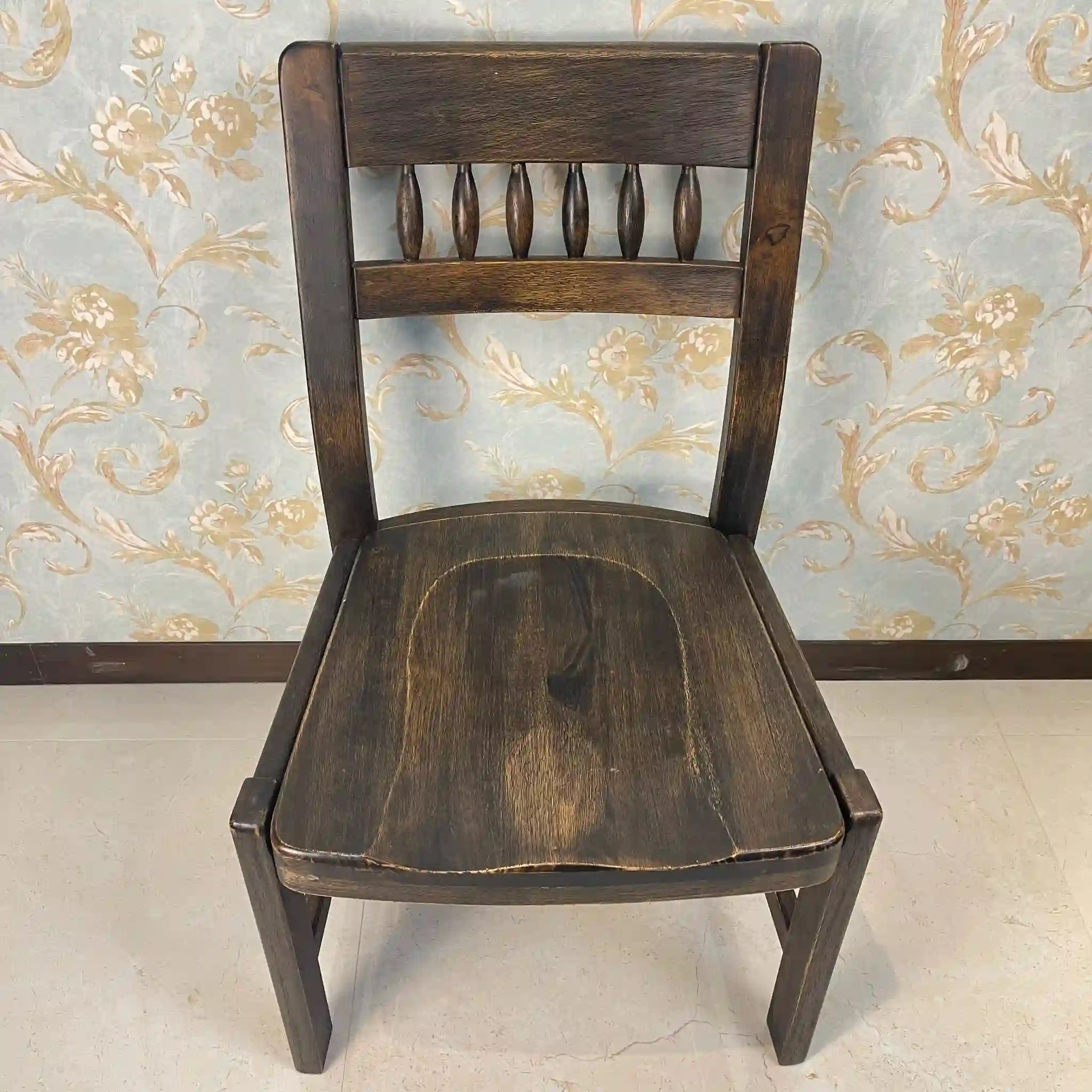 Vintage Dining Chair / ACME INDUSTRIES / FOLK / 1990s / Oak / Japan