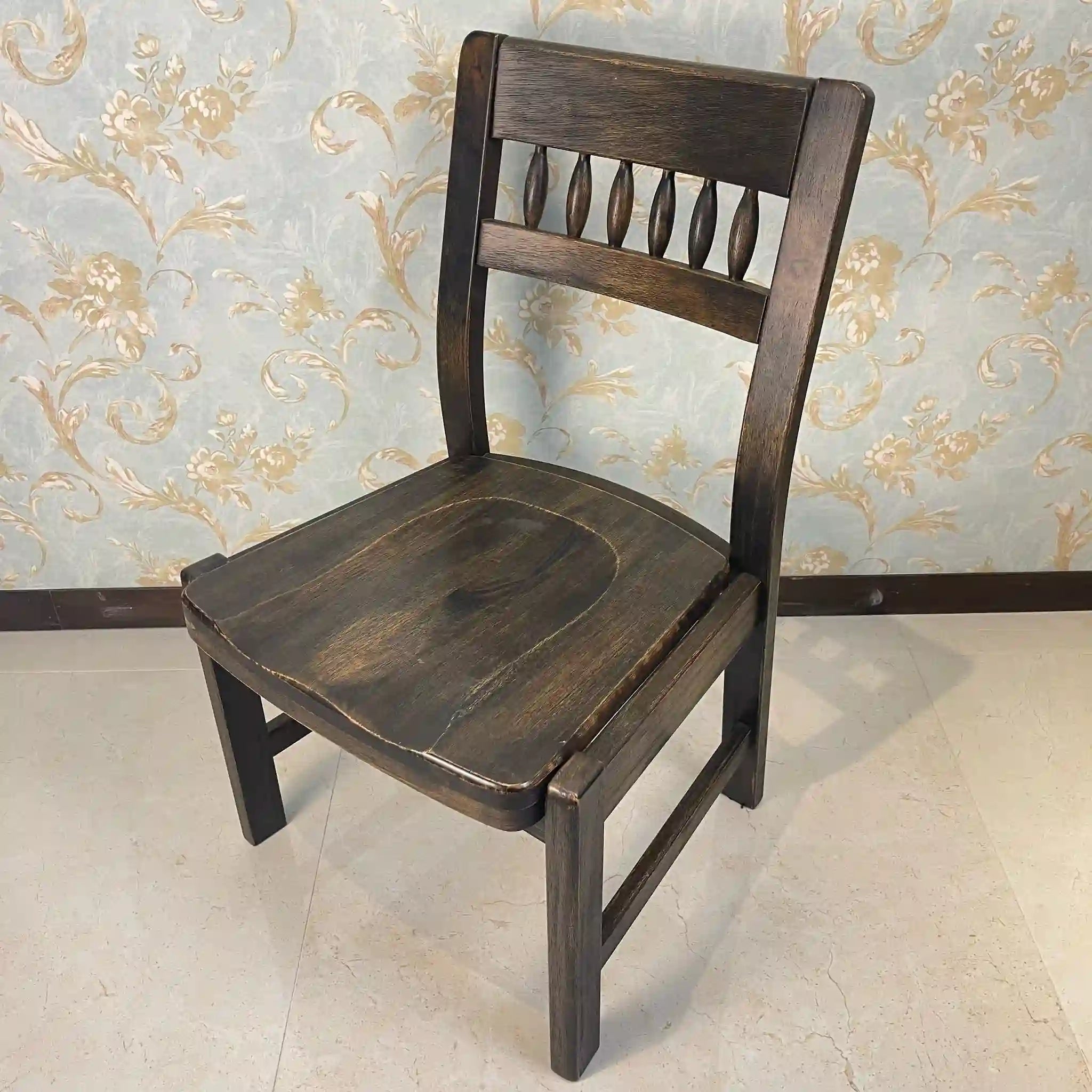 Vintage Dining Chair / ACME INDUSTRIES / FOLK / 1990s / Oak / Japan
