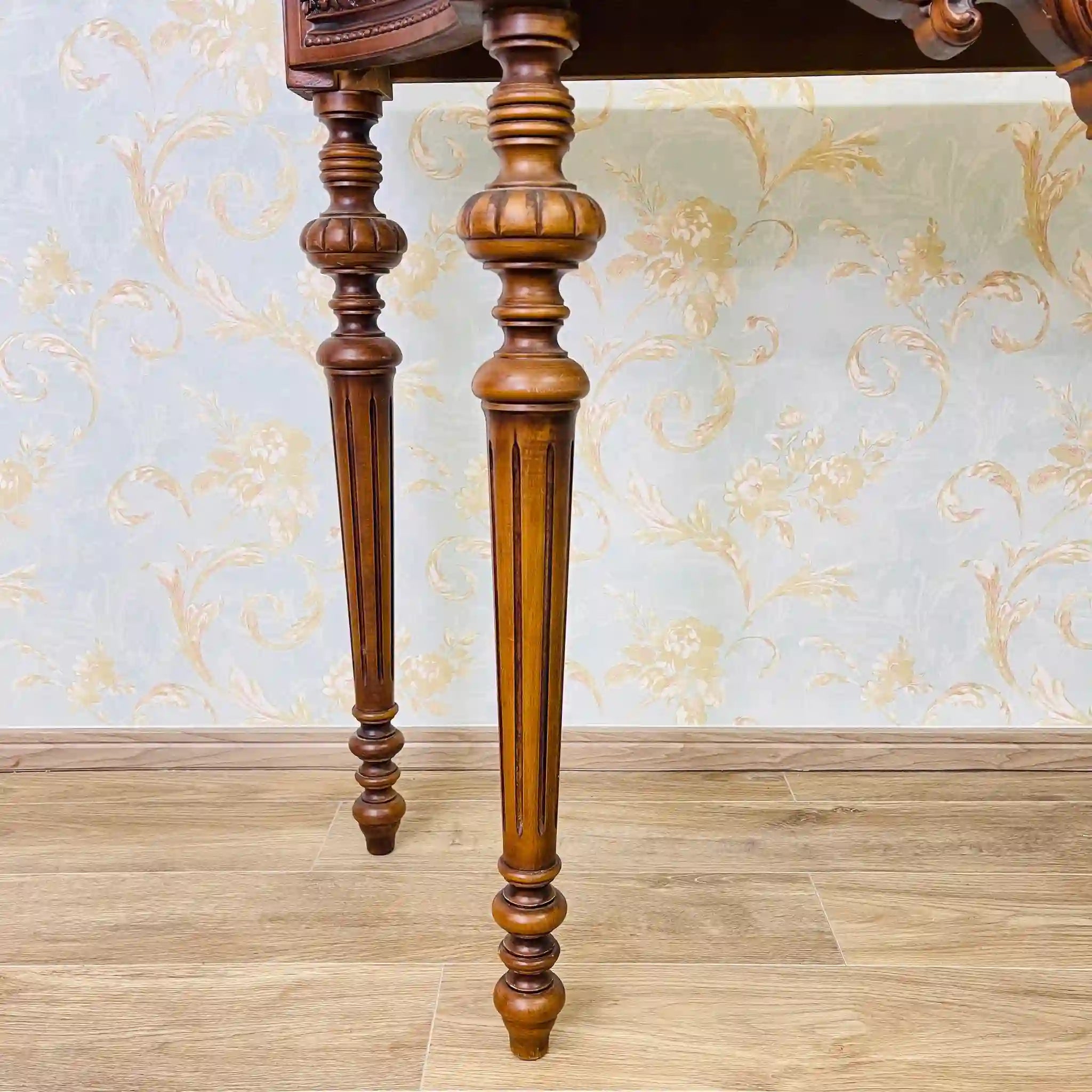 Vintage console table / marble / Italian / marble top