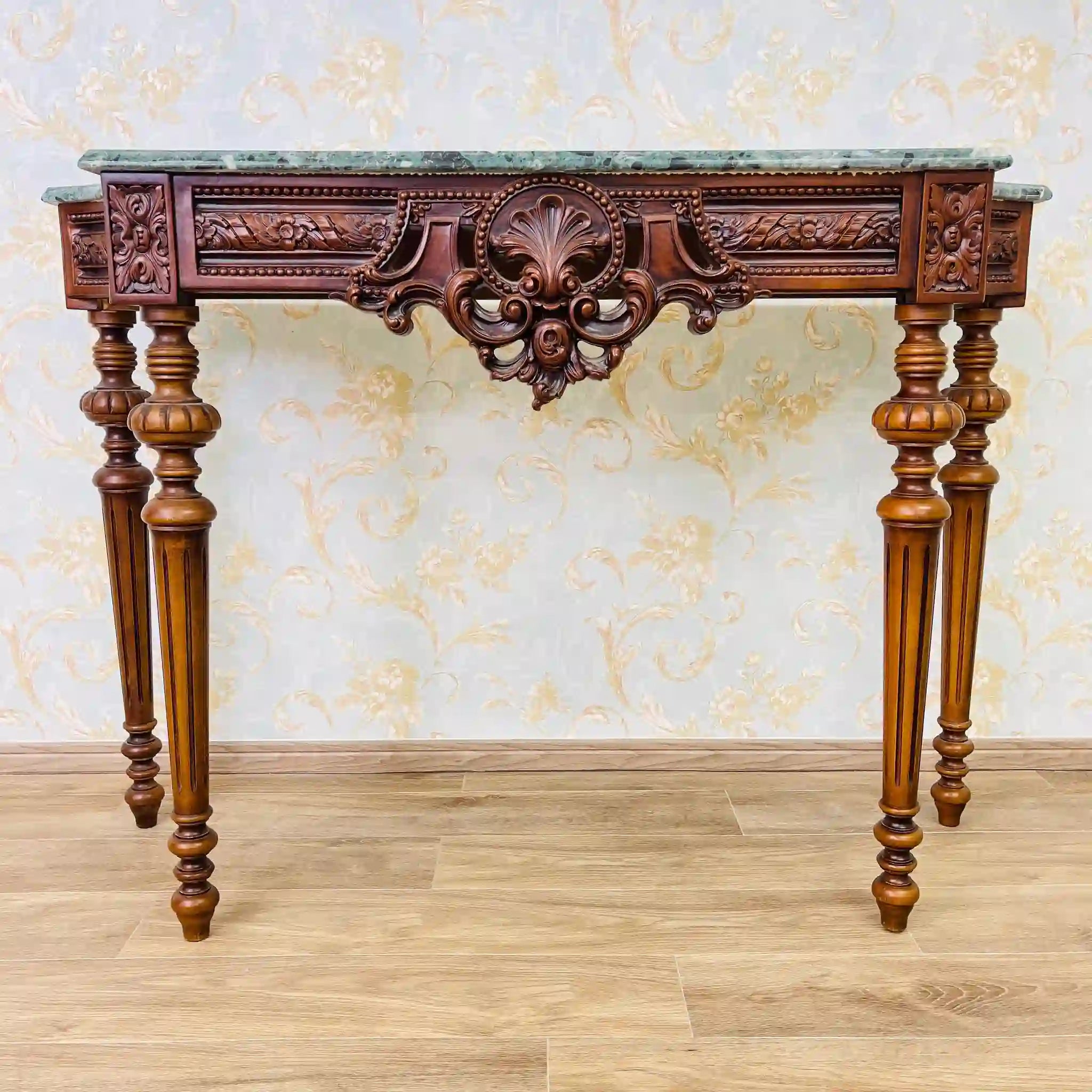 【ビンテージ】 コンソールテーブル / イタリア / マーブルトップ