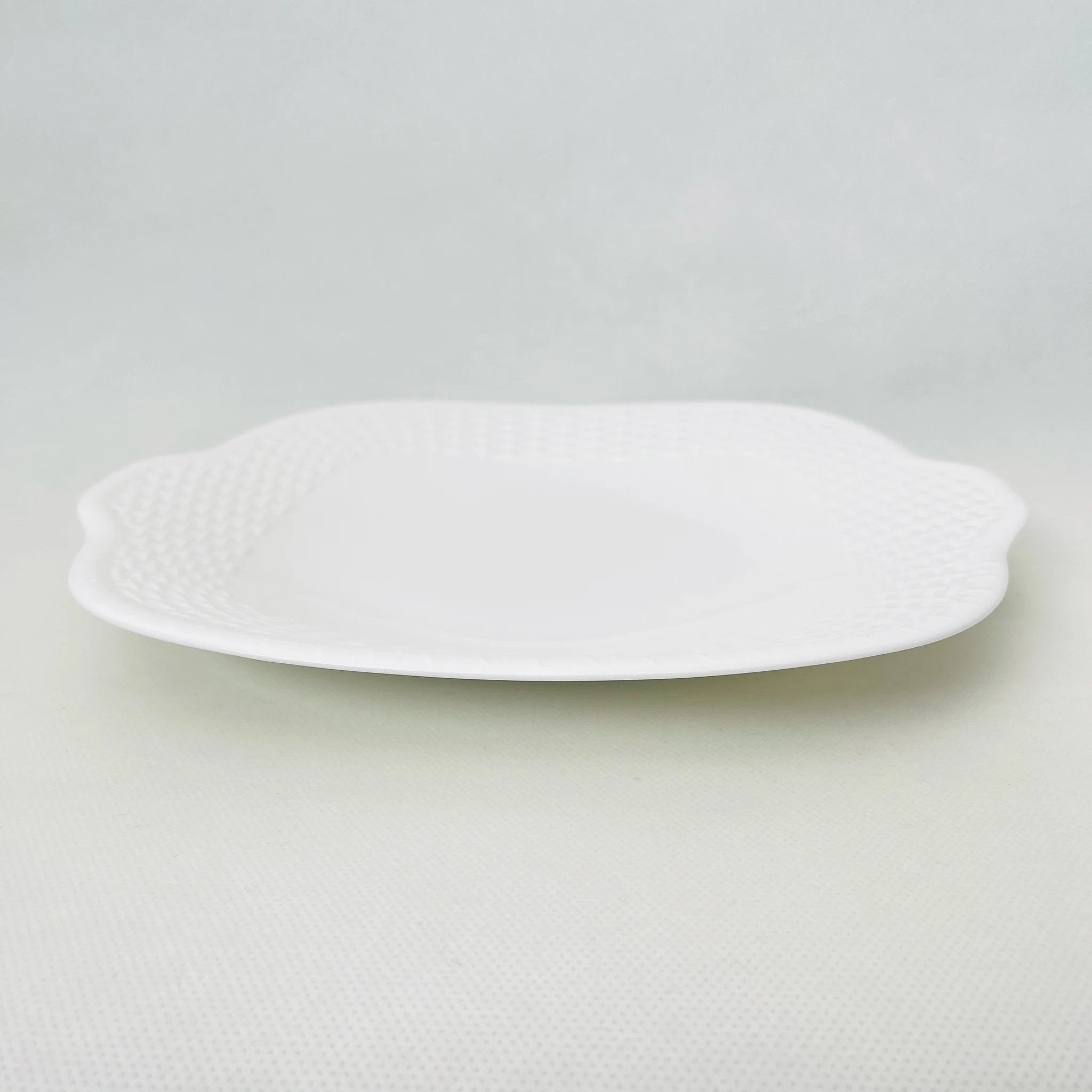 【リユース】プレート スクエア ナンタケット Wedgwood / Bone Chinaイギリス / 未使用 箱付き