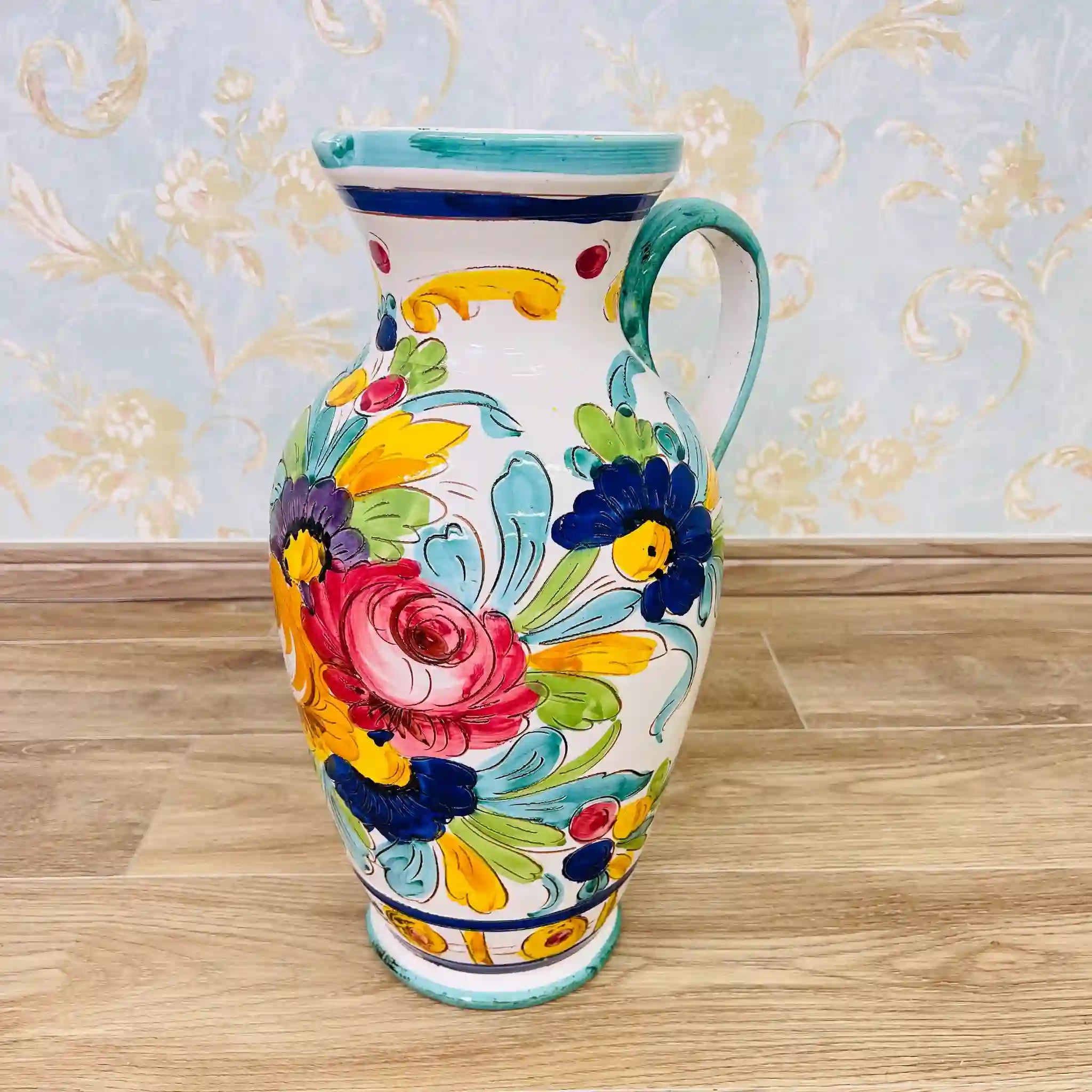 Vintage Flower Vase / Mallorca Ware / Italy