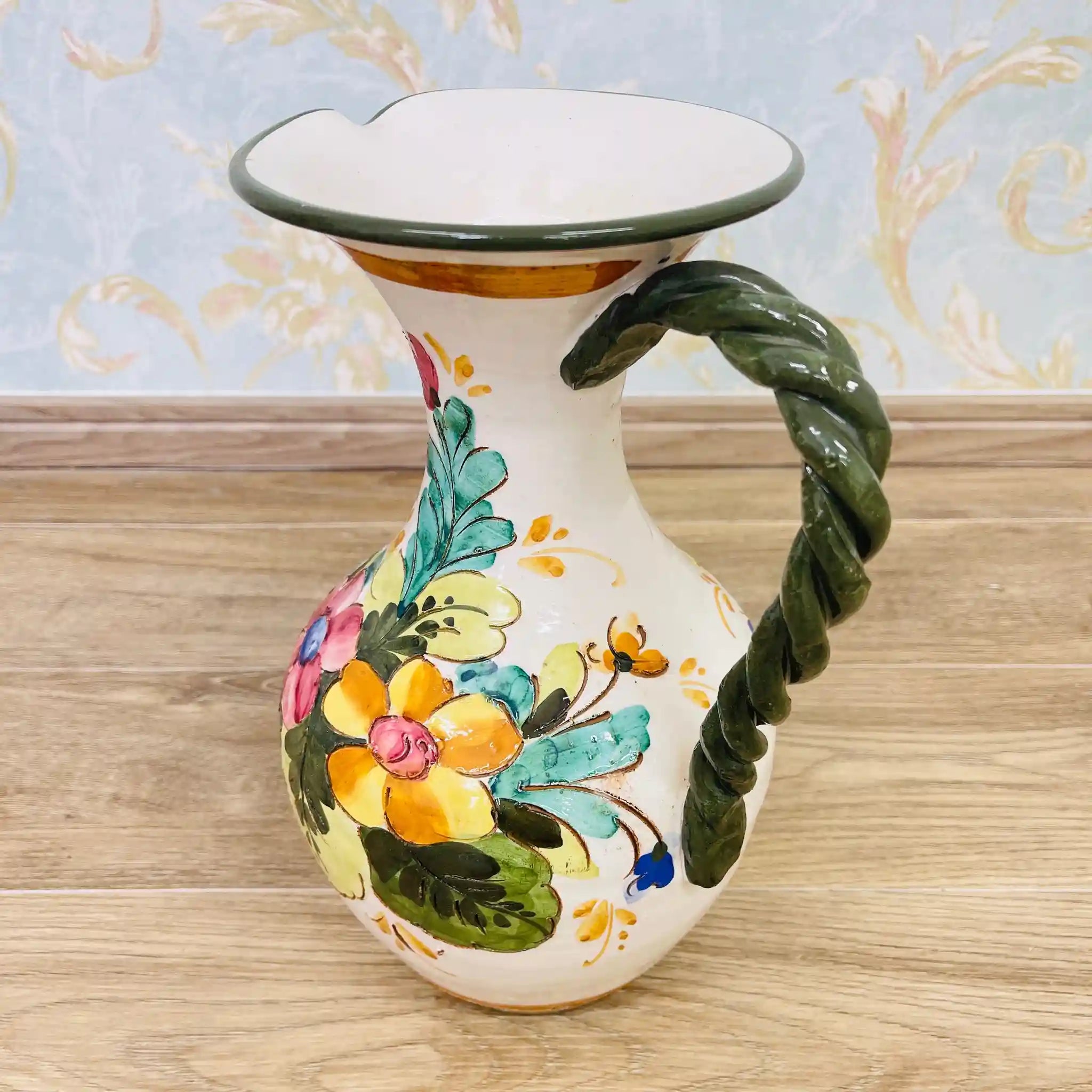 Vintage Flower Vase / Mallorca Ware / Italy