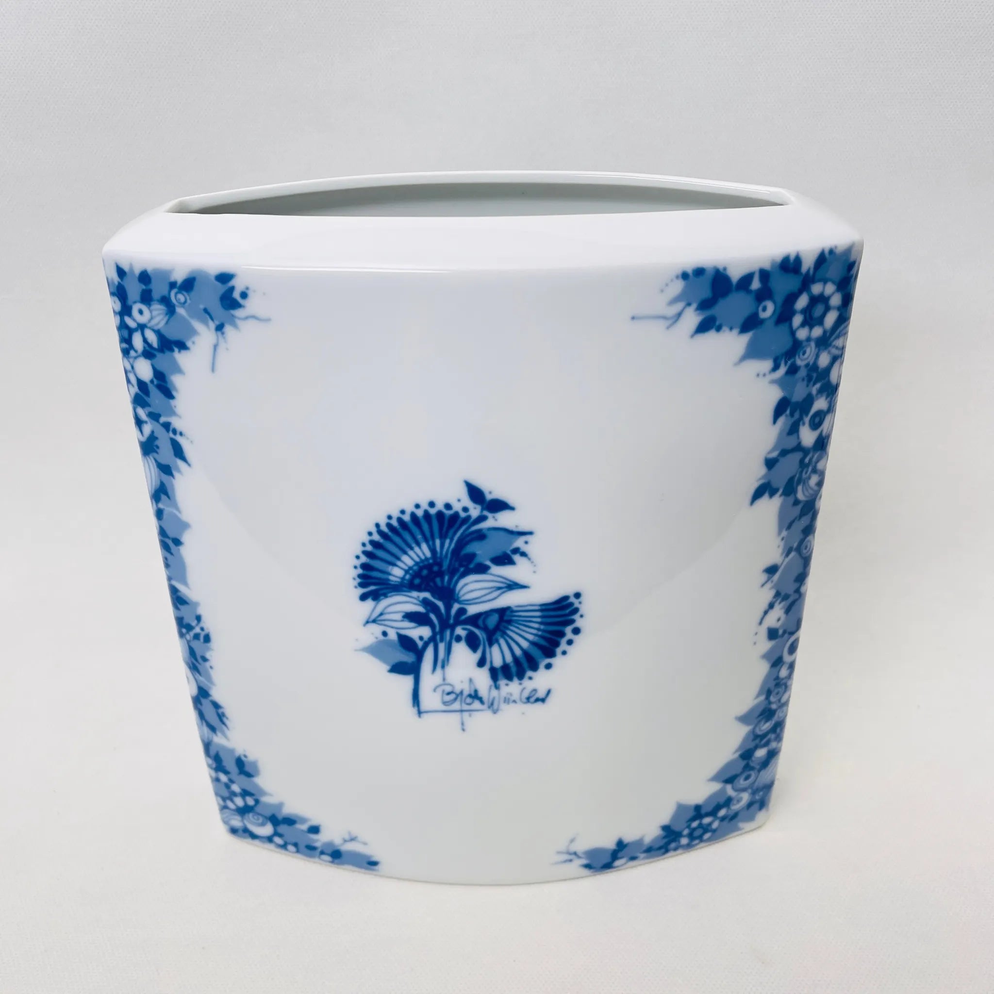 【リユース】フラワーベース Bjorn Wiinblad Rosen Thal / Studio linie / 未使用 箱付き