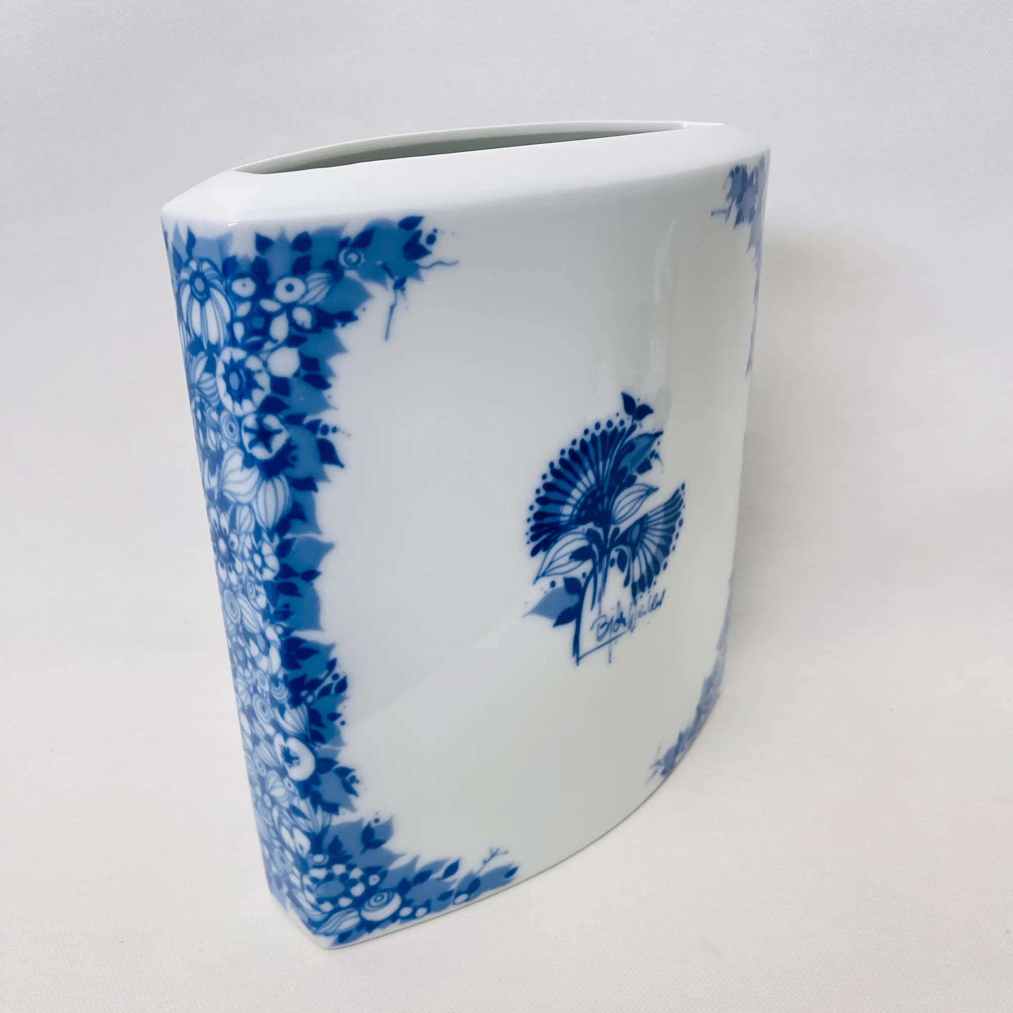 【リユース】フラワーベース Bjorn Wiinblad Rosen Thal / Studio linie / 未使用 箱付き
