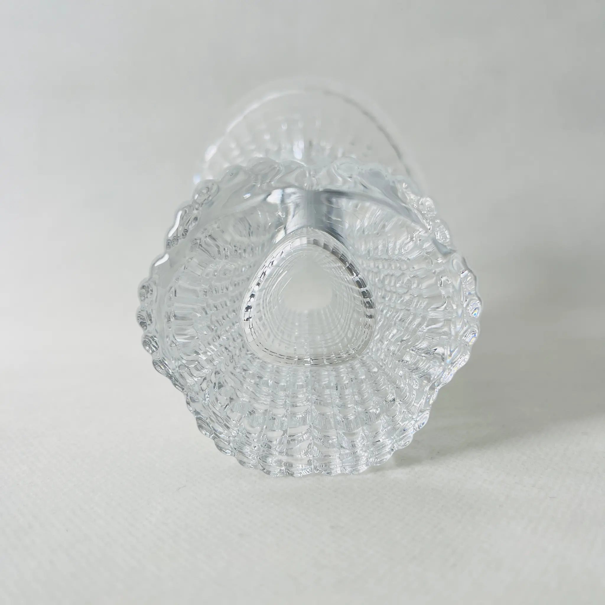 【リユース】フラワーベース ノリタケクリスタル クリスタルガラス Noritake / 未使用 箱付き
