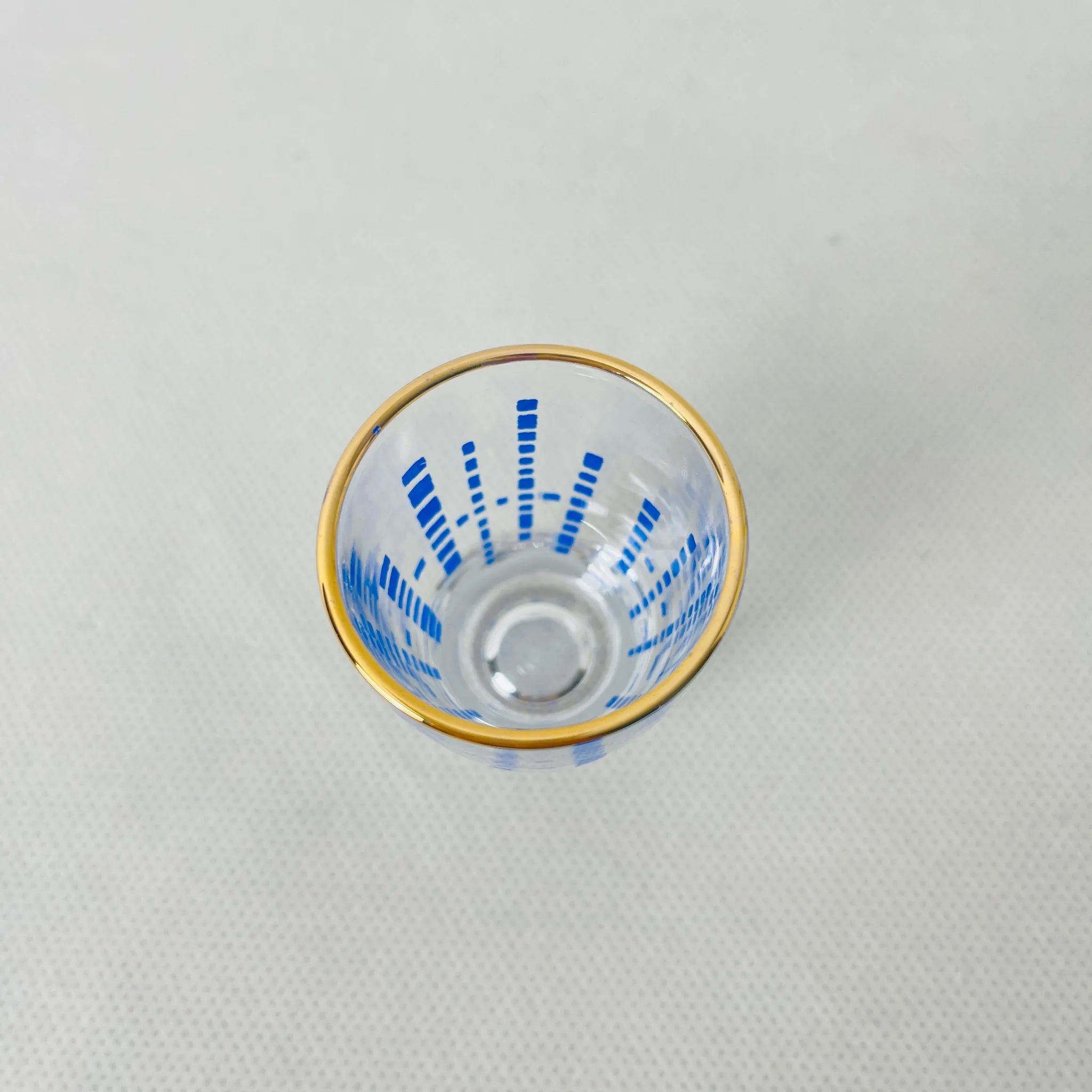 【リユース】ティーカップ ショットグラス スプーン 各5個セット ダブルフェニックス Nikko / 1980年代 / 未使用 箱付き