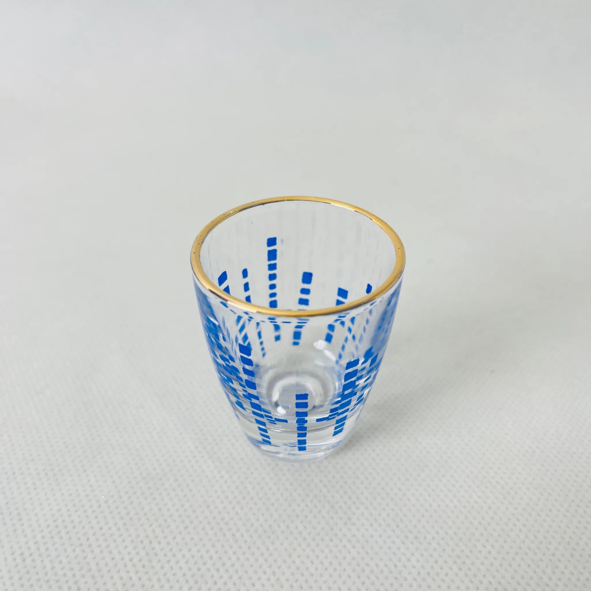 【リユース】ティーカップ ショットグラス スプーン 各5個セット ダブルフェニックス Nikko / 1980年代 / 未使用 箱付き