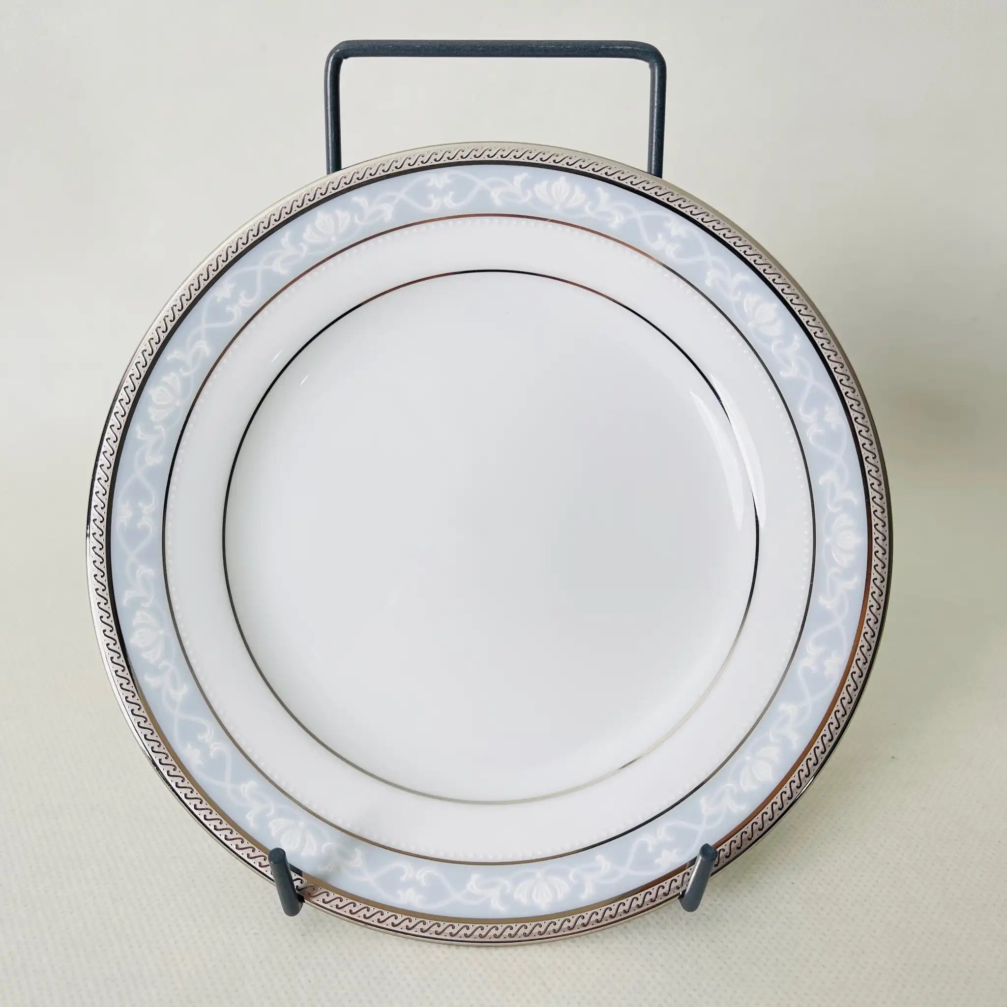 【リユース】パーティーセット 大皿×1 小皿×5 ハンプシャープラチナ Noritake / 未使用 箱付き