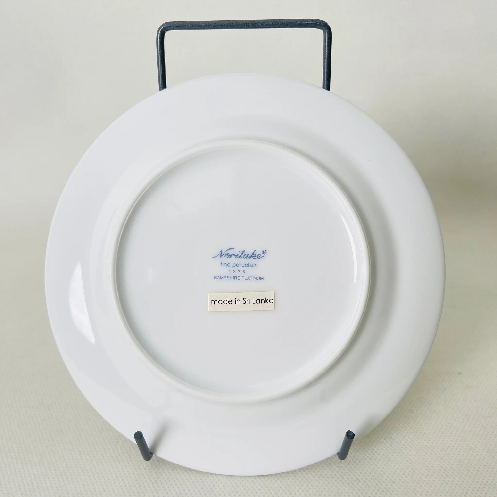 【リユース】パーティーセット 大皿×1 小皿×5 ハンプシャープラチナ Noritake / 未使用 箱付き